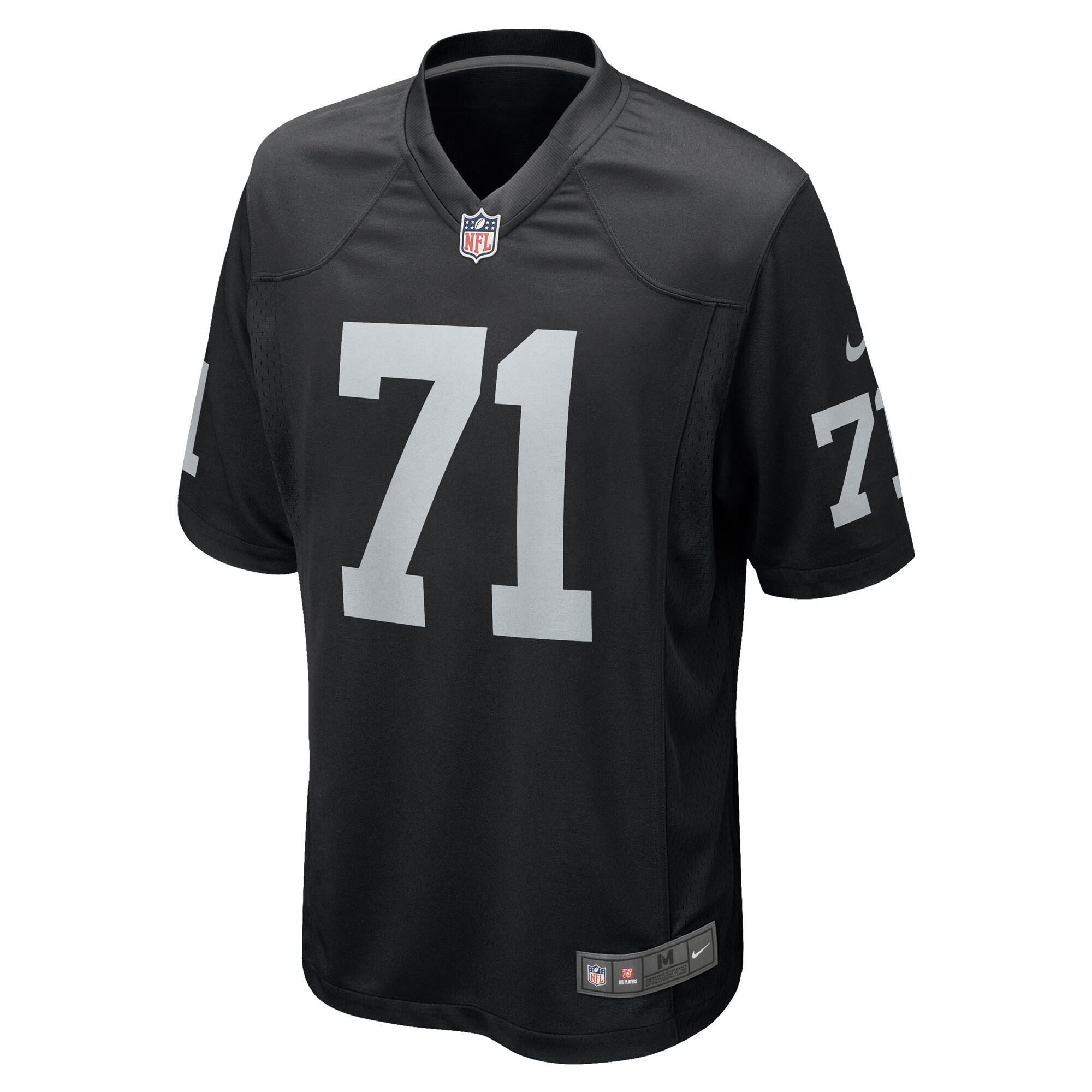 Justin Herron Las Vegas Raiders Team Game Jersey -  Black