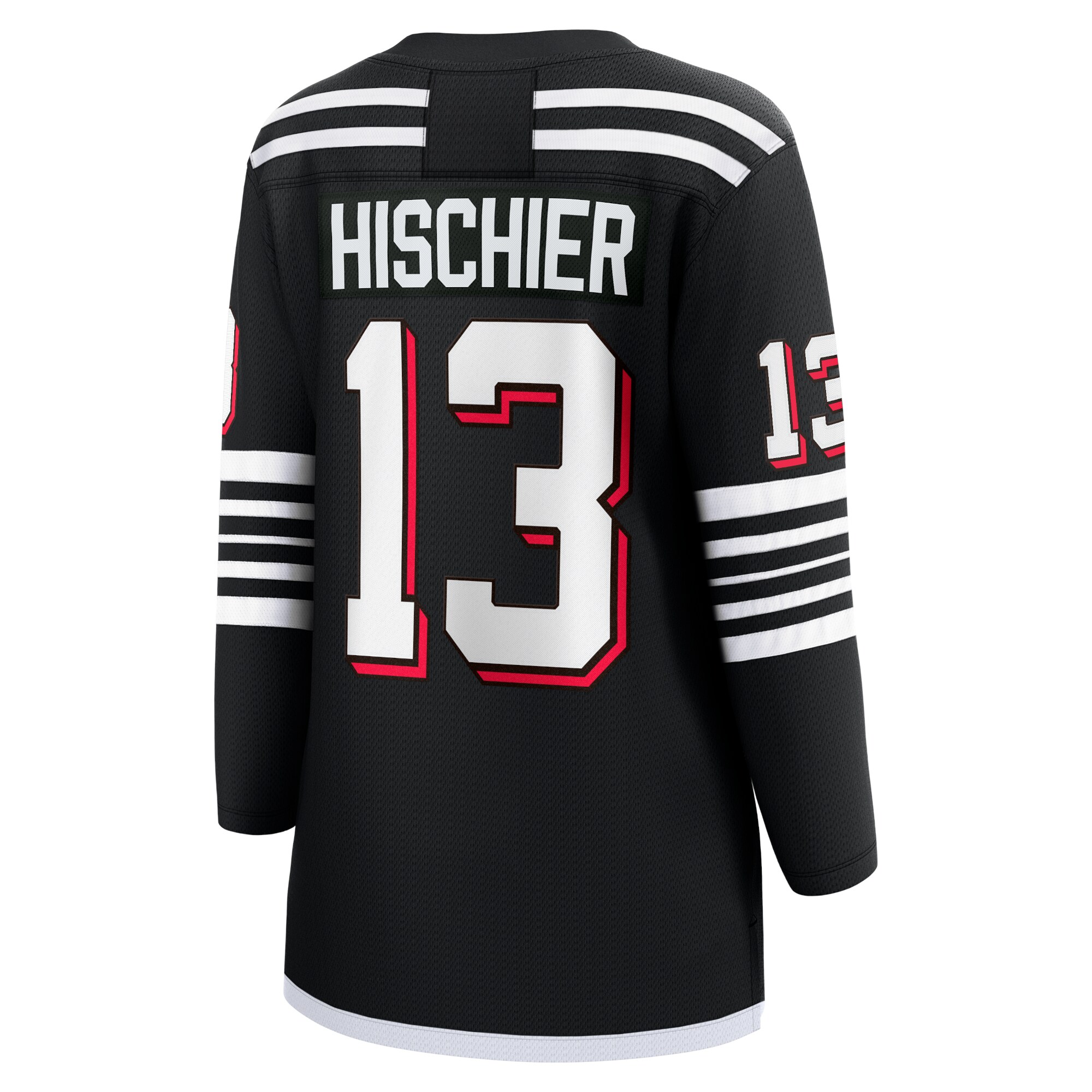 Nico Hischier New Jersey Devils Women's Alternate Premier Breakaway Player Jersey - Black