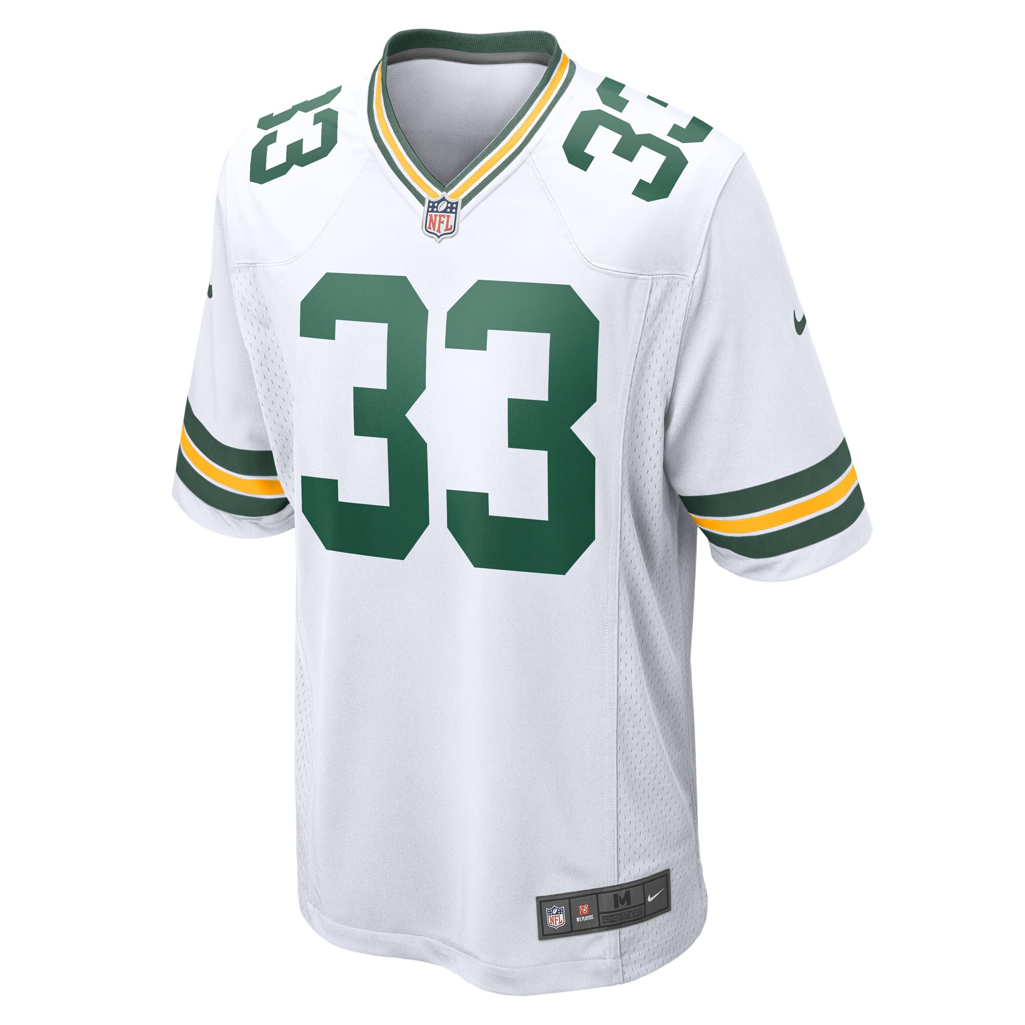 Aaron Jones Green Bay Packers  Game Player Jersey - White