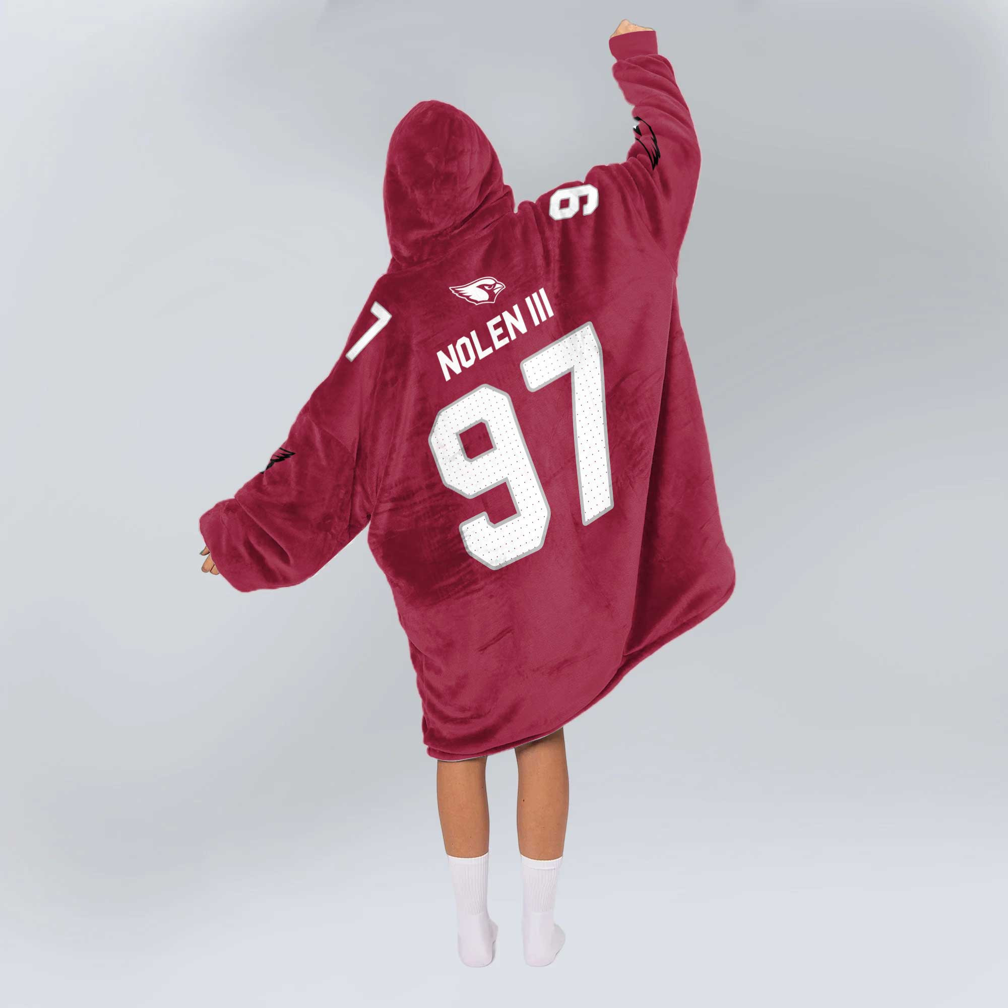 Adult 97 Arizona Football Unisex Blanket Hoodie