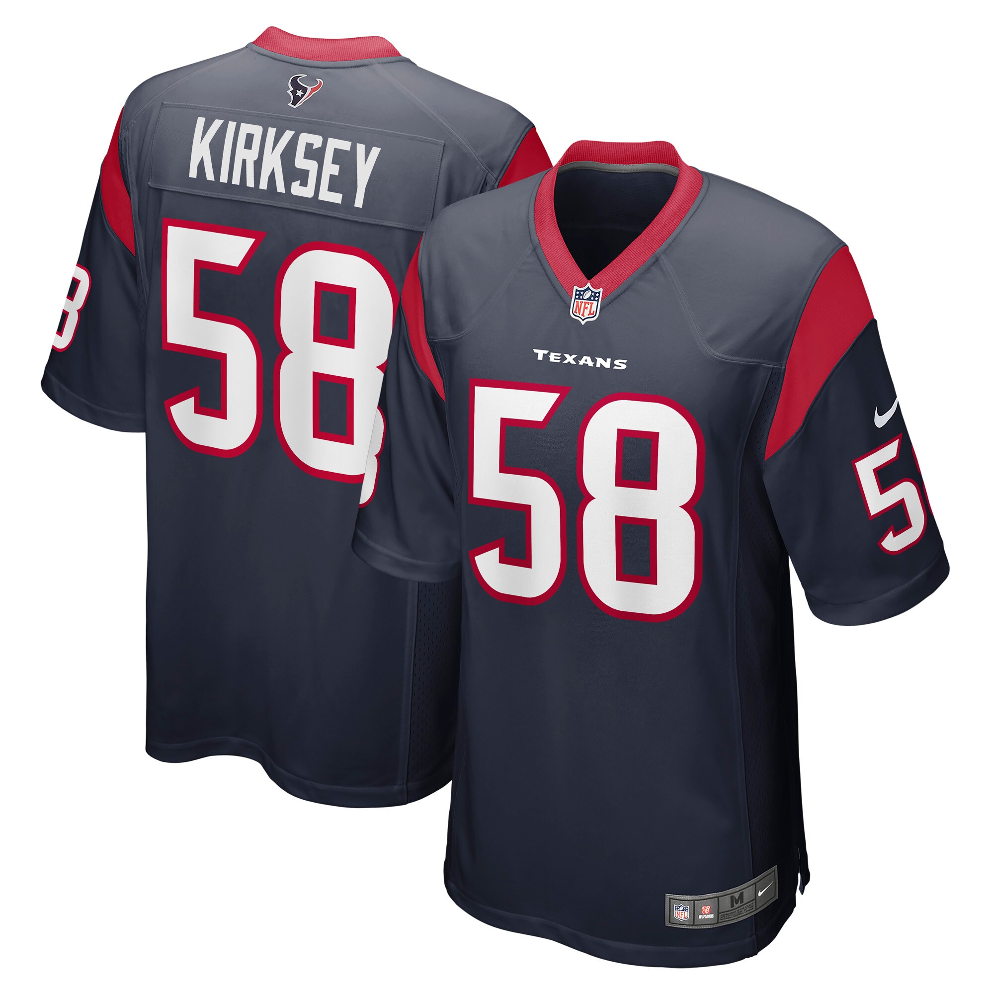 Christian Kirksey Houston Texans  Game Jersey - Navy