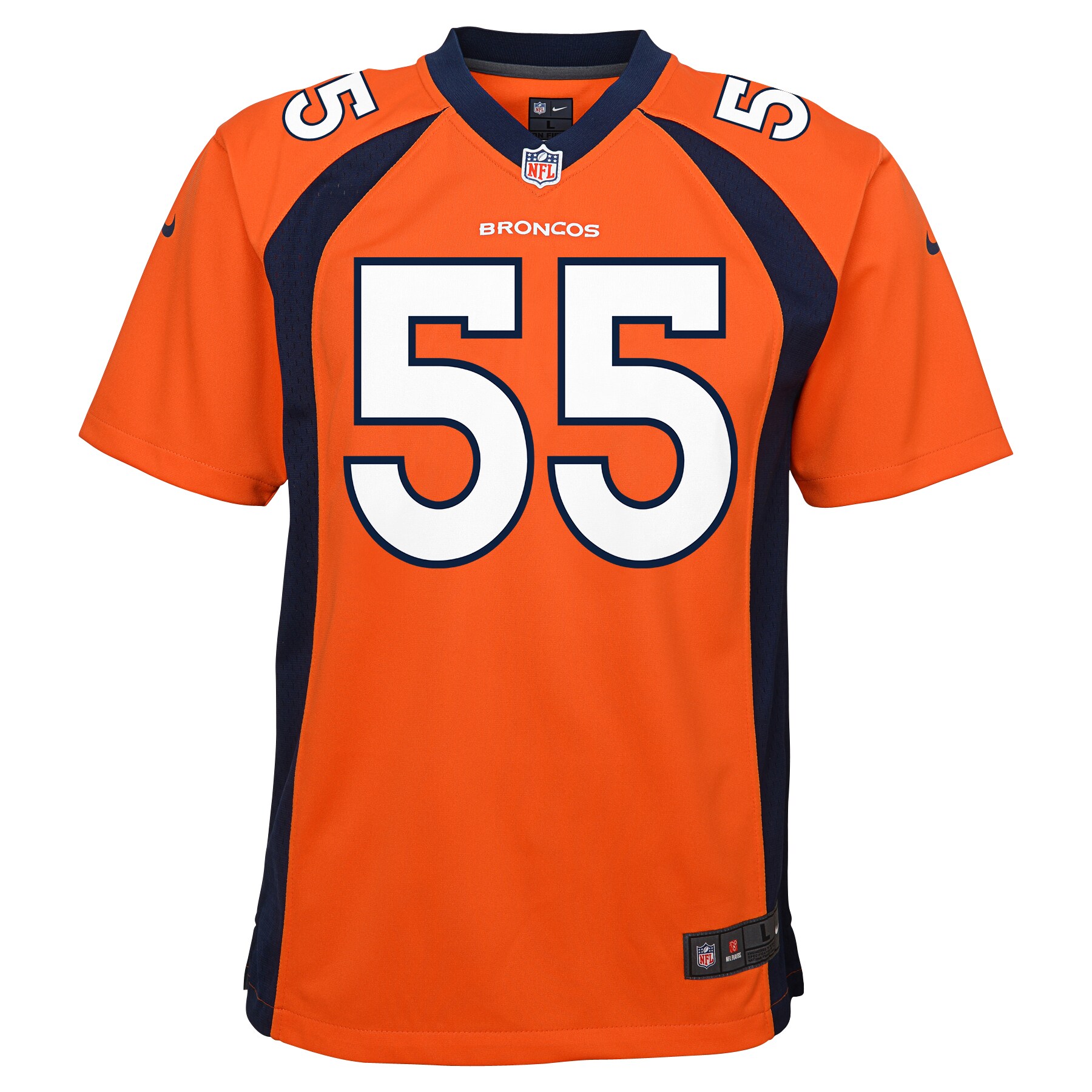 Bradley Chubb Denver Broncos  Youth Game Jersey - Orange
