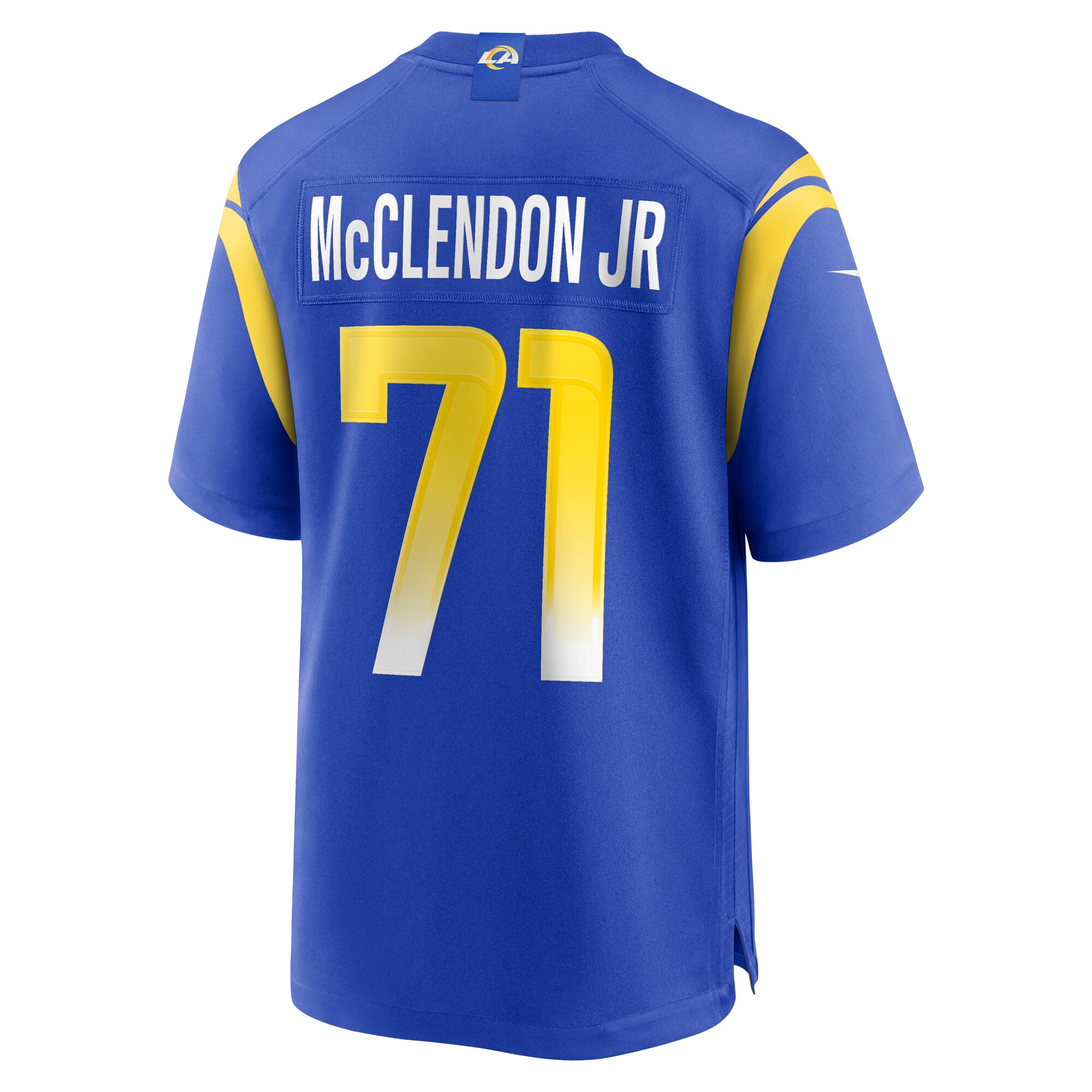 Warren McClendon Jr. Los Angeles Rams  Team Game Jersey - Royal