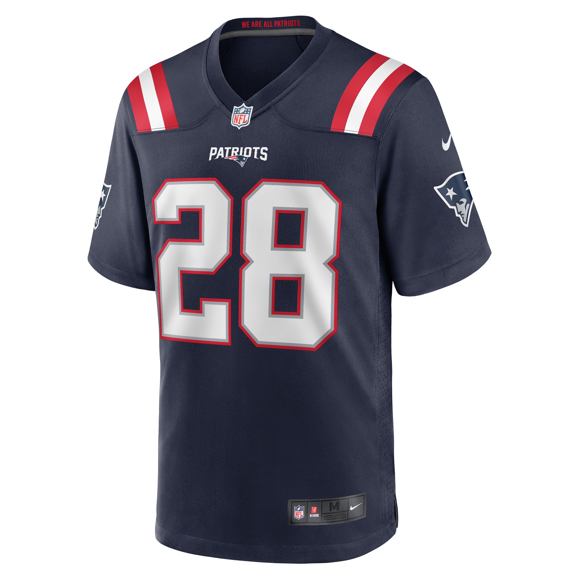 Ameer Speed New England Patriots Team Game Jersey -  Navy