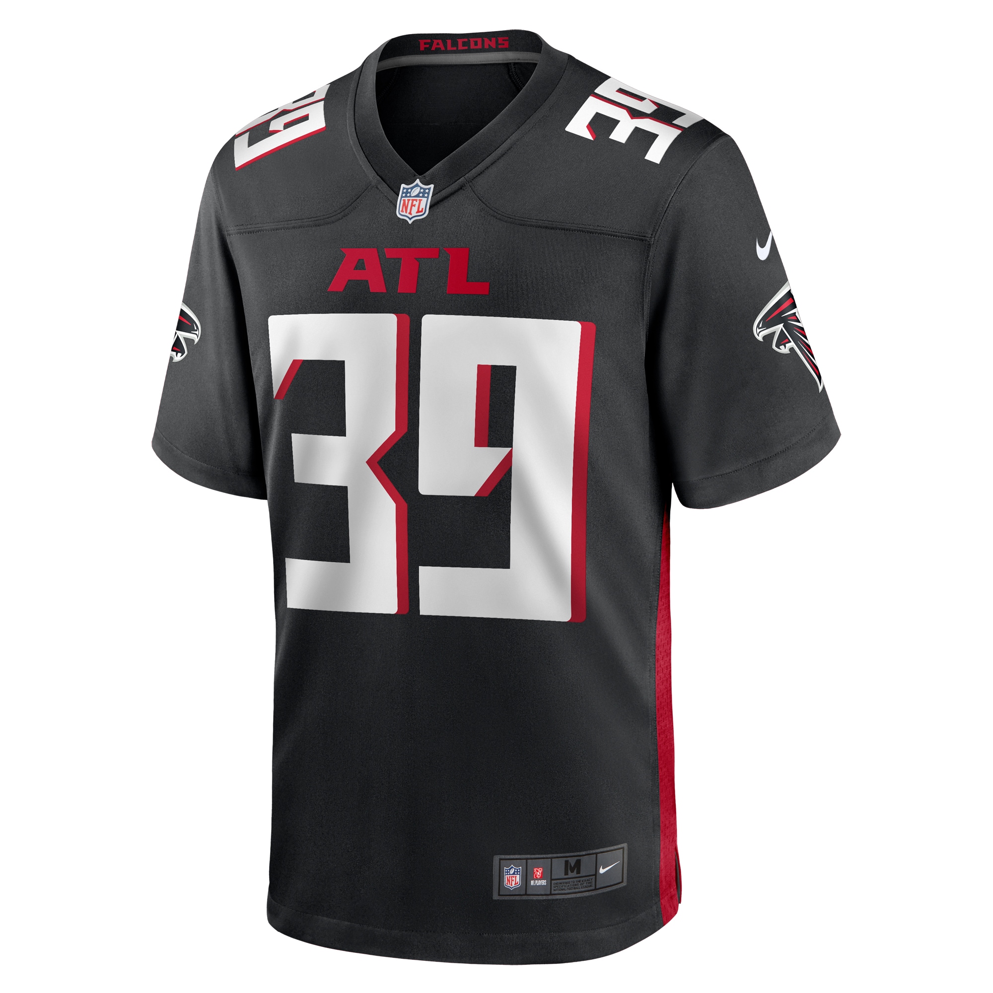 Jacob Saylors Atlanta Falcons  Game Jersey -  Black