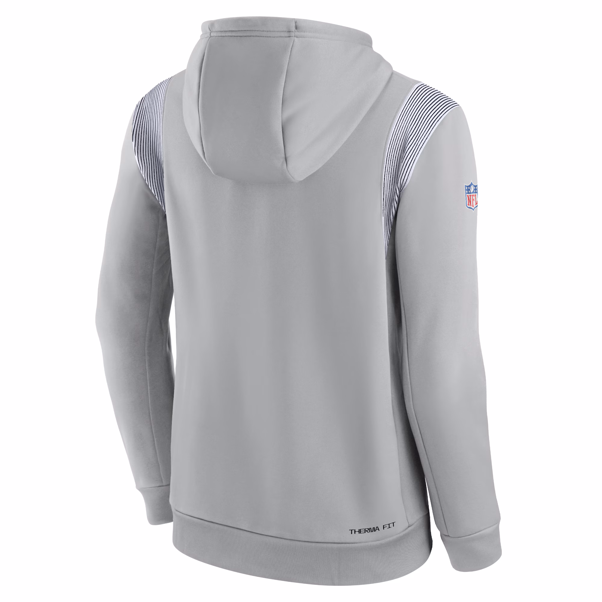 New England Patriots Sideline Athletic Stack Performance Pullover Hoodie - Navy