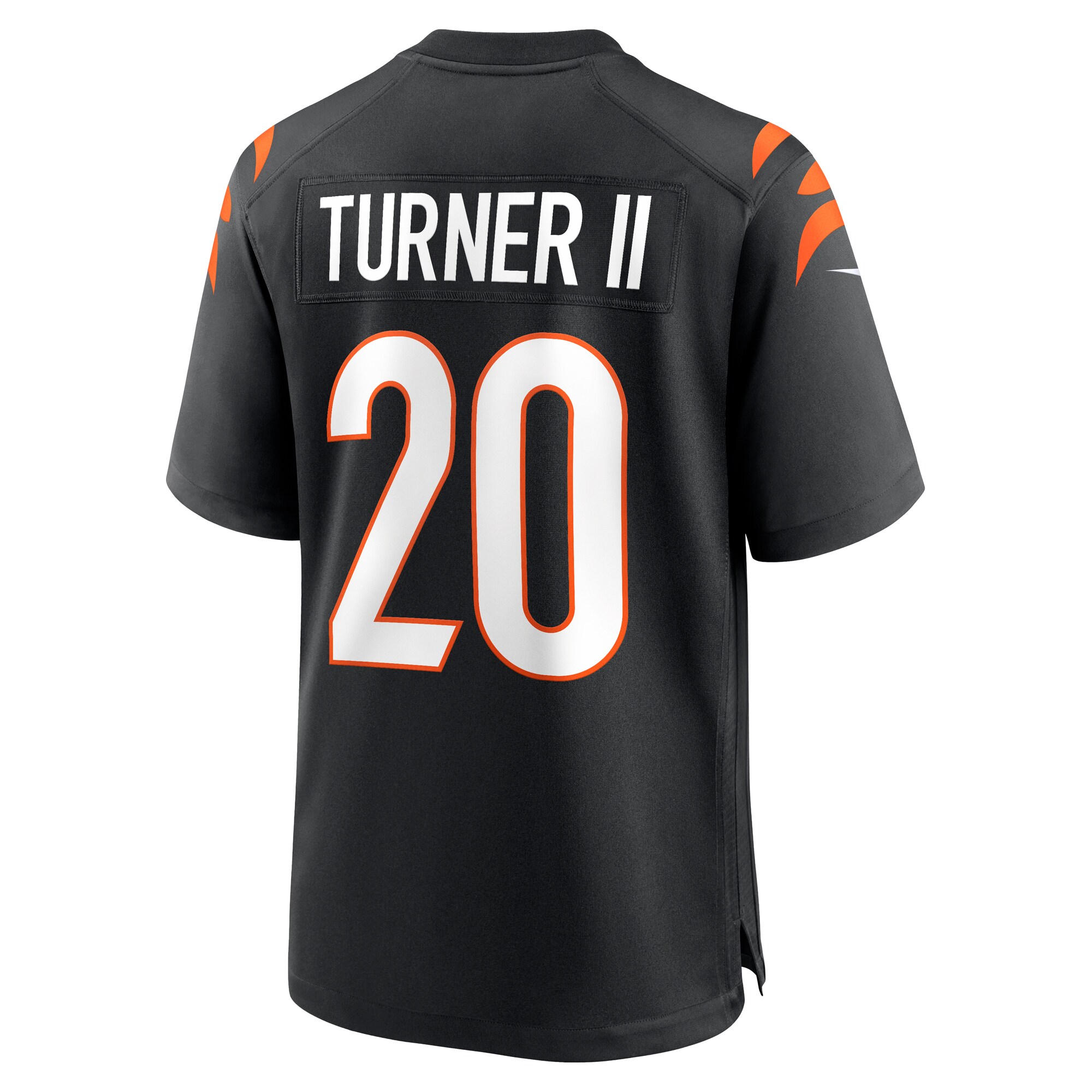 DJ Turner Cincinnati Bengals Team Game Jersey -  Black