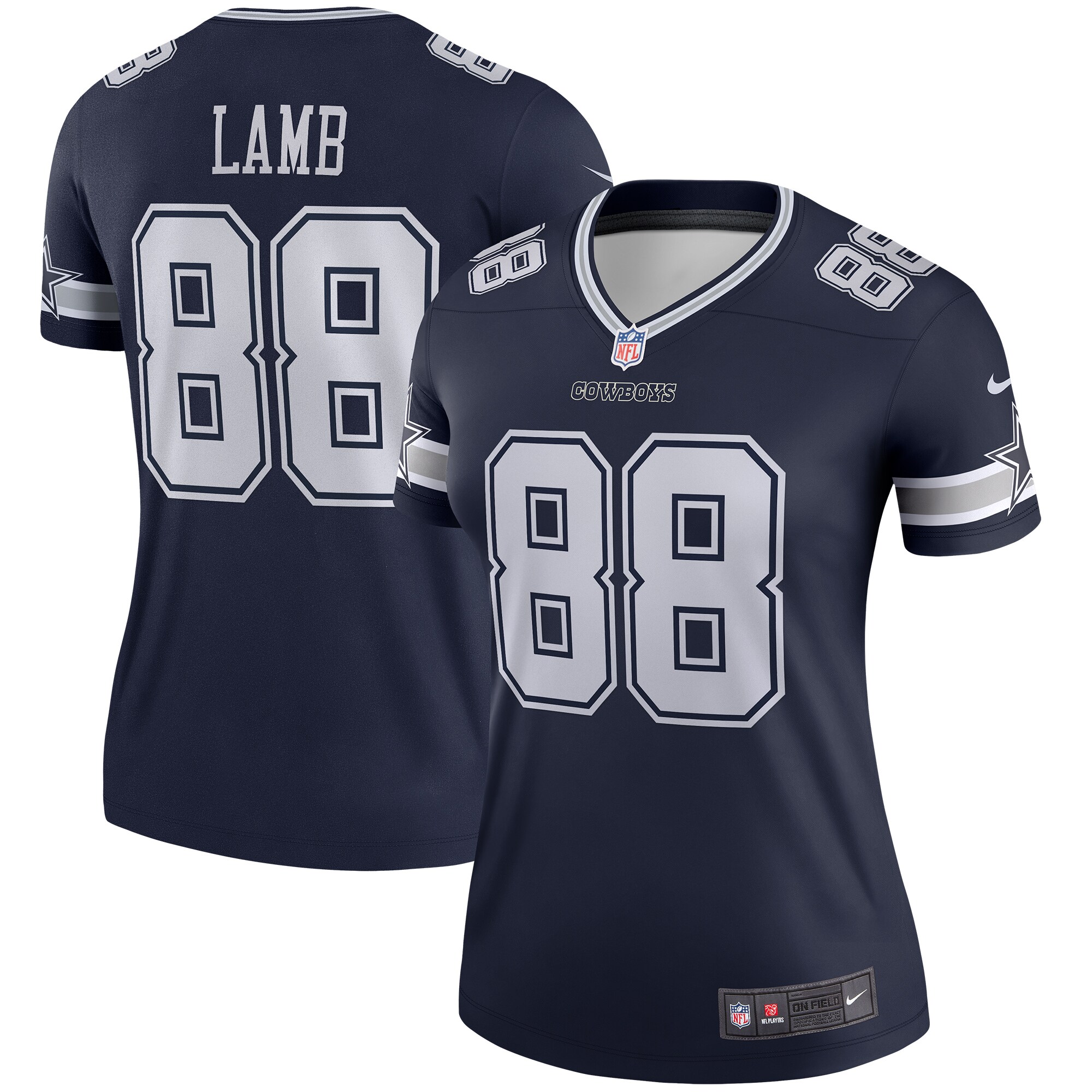 CeeDee Lamb Dallas Cowboys  Women's Legend Jersey - Navy