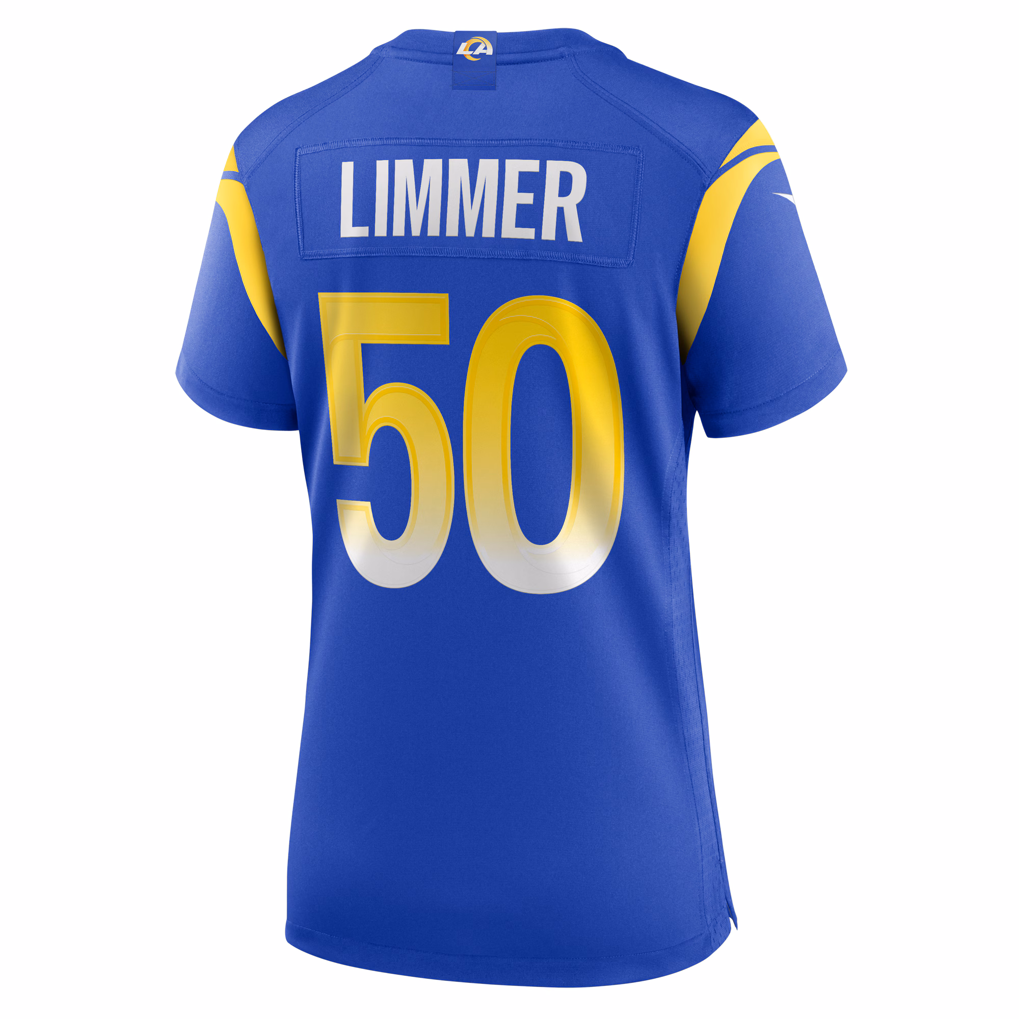 Beaux Limmer Los Angeles Rams Women's  Game Jersey -  Royal