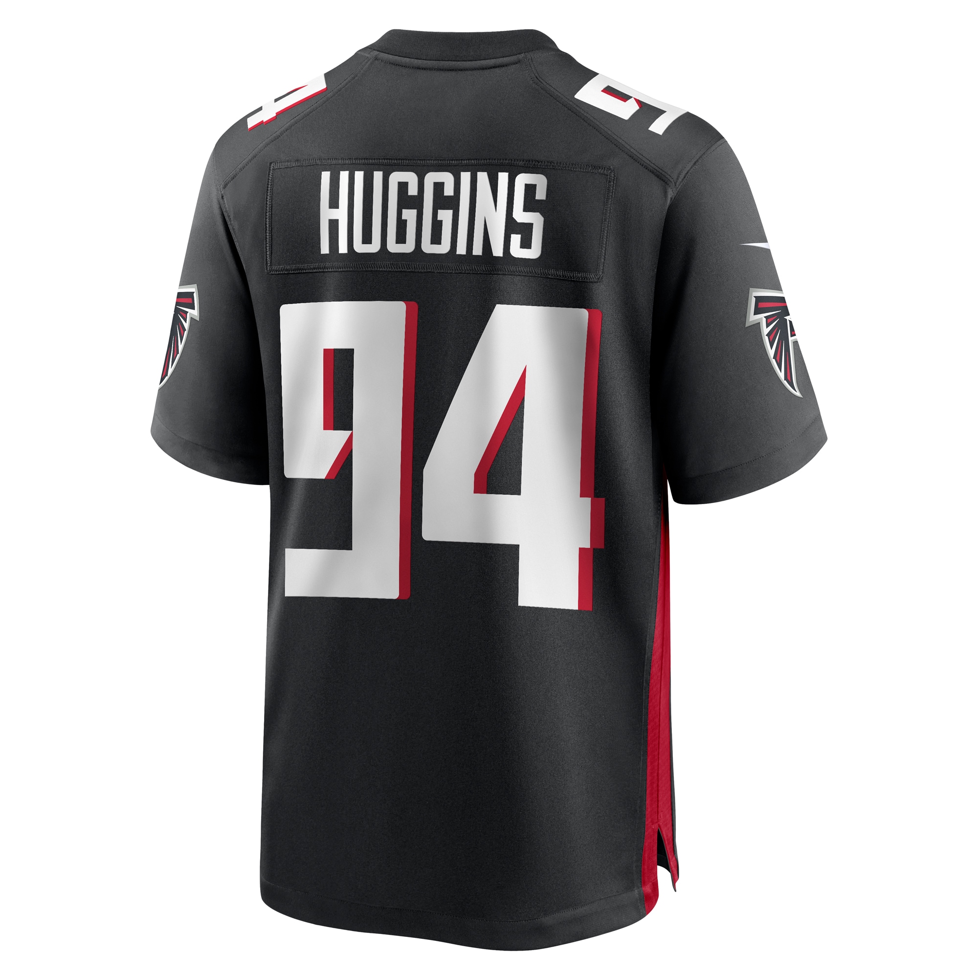 Albert Huggins Atlanta Falcons Team Game Jersey -  Black