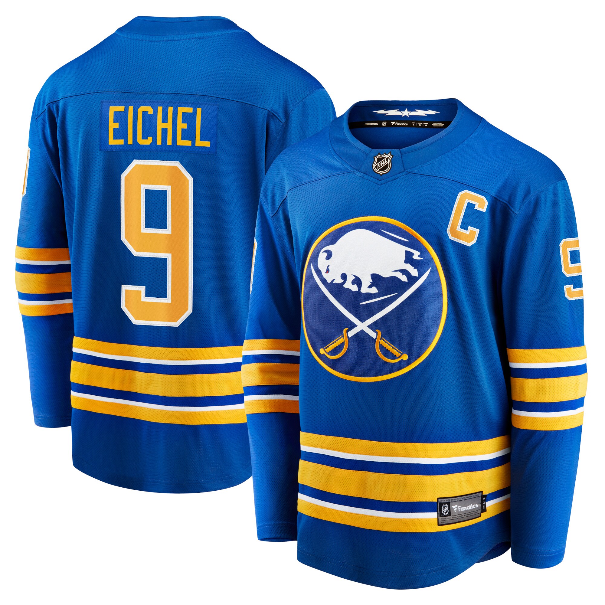 Jack Eichel Buffalo Sabres Home Premier Breakaway Player Jersey - Royal