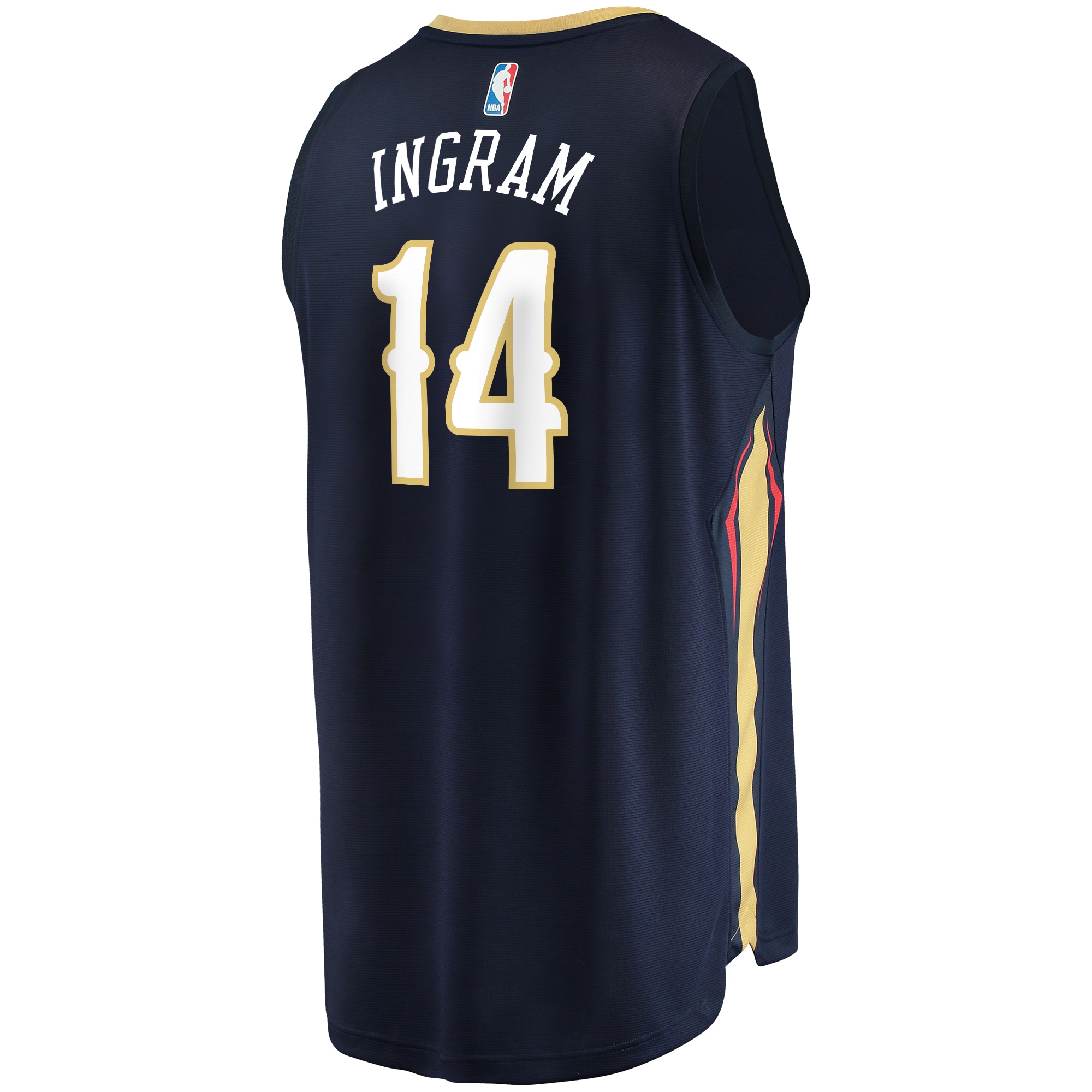 Brandon Ingram New Orleans Pelicans  Fast Break Replica Jersey Navy - Icon Edition