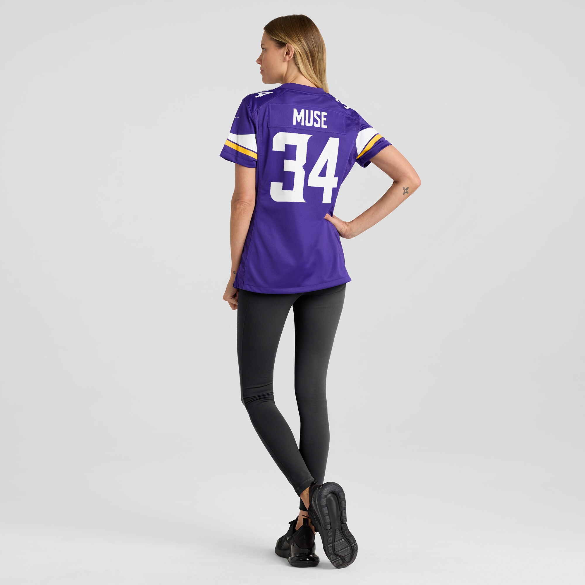 Nick Muse Minnesota Vikings Women's Home Game Player Jersey - Purple