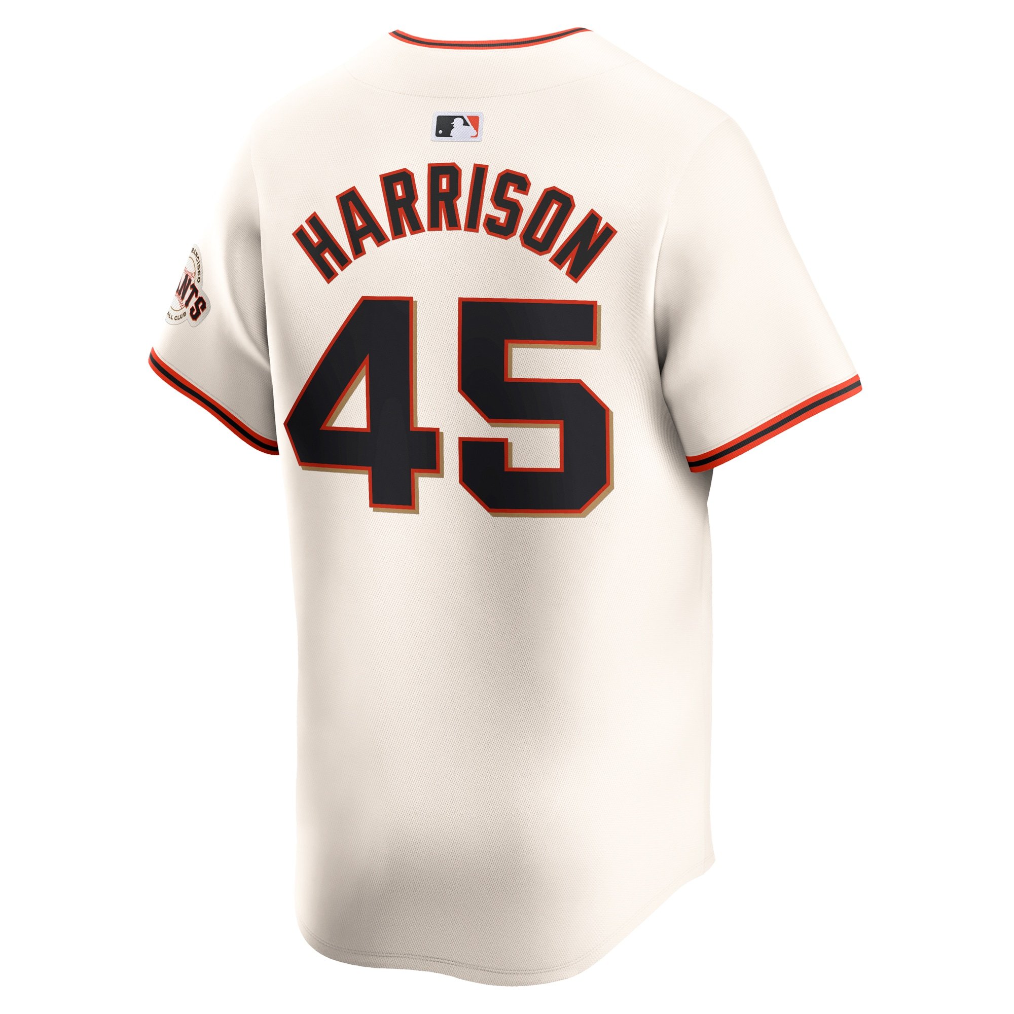 Men's San Francisco Giants Kyle Harrison  Cream Home Limited Player Jersey