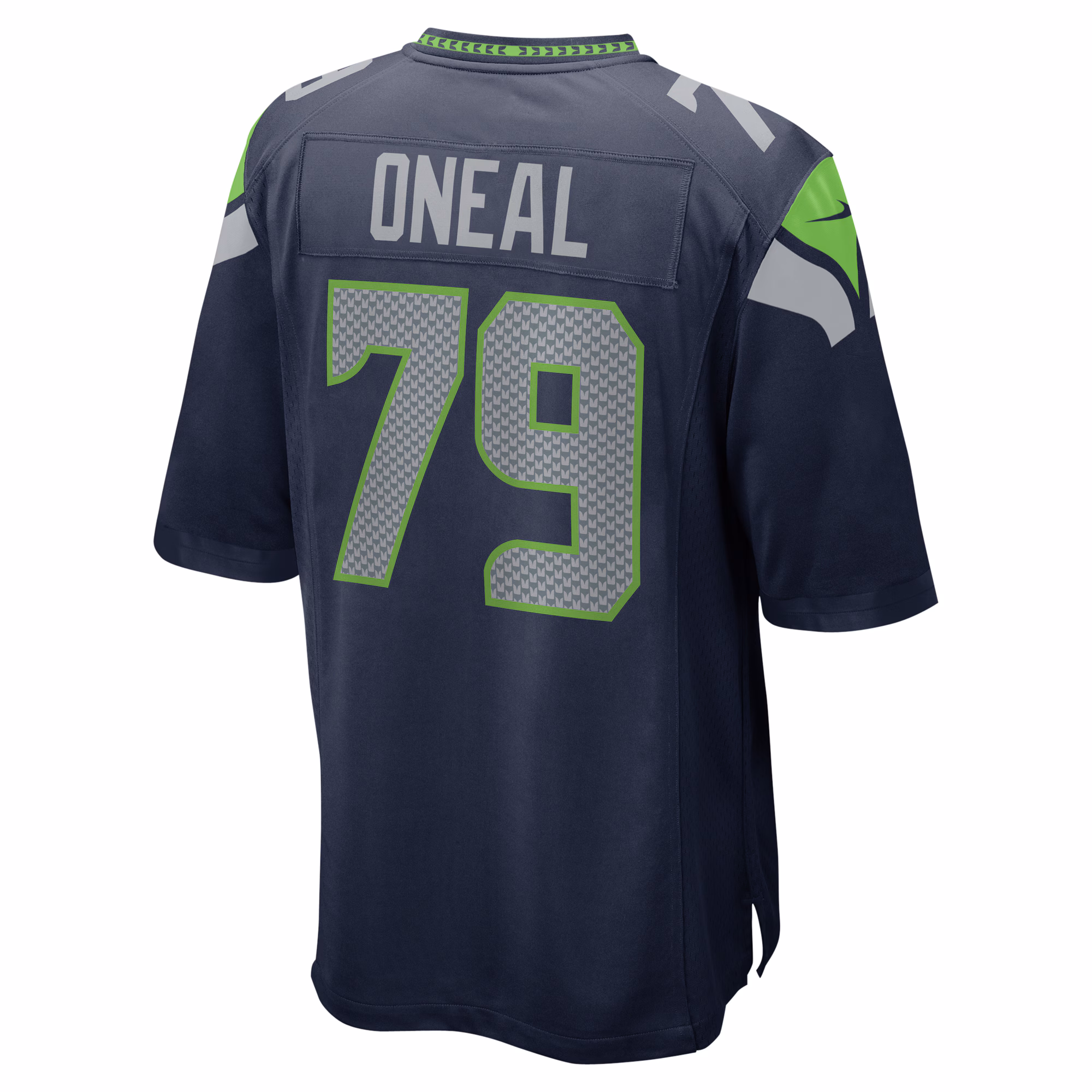 Raiqwon O'Neal Seattle Seahawks Team Game Jersey - College Navy
