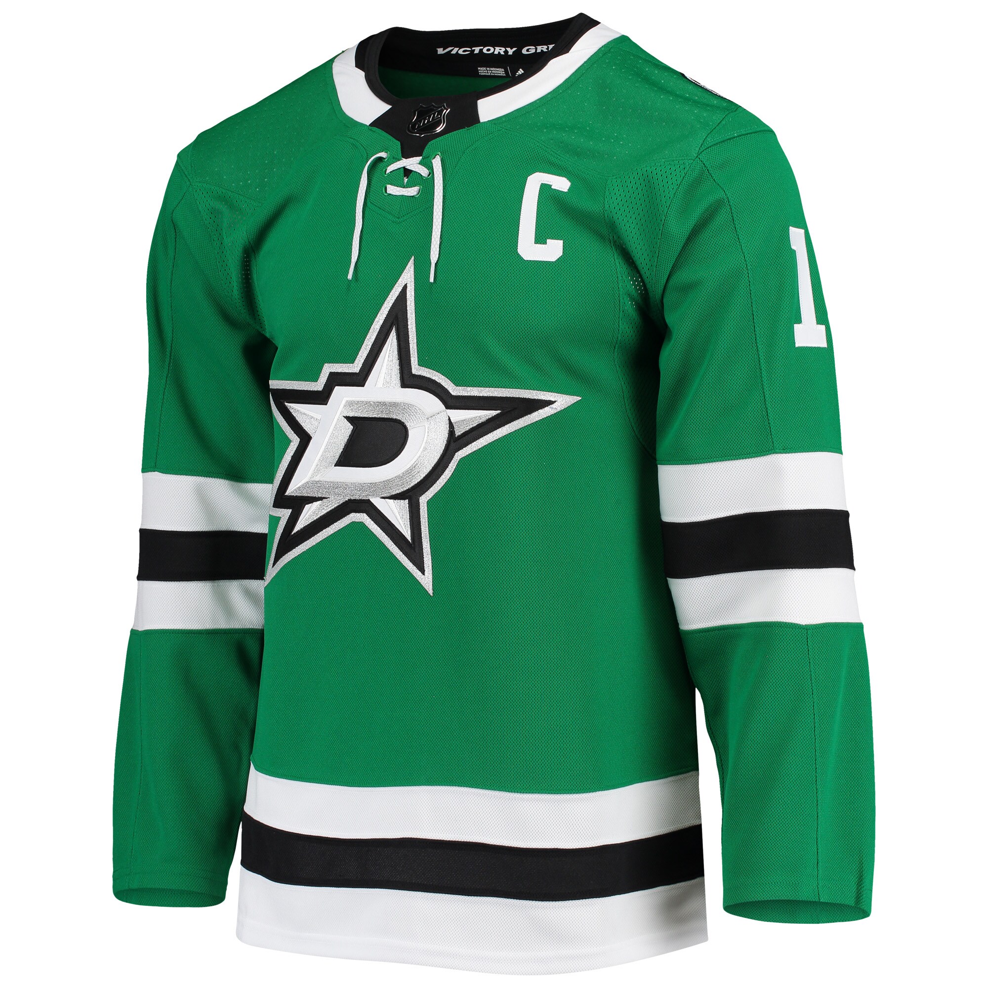 Jamie Benn Dallas Stars  Home Captain Patch Primegreen Authentic Pro Player Jersey - Kelly Green