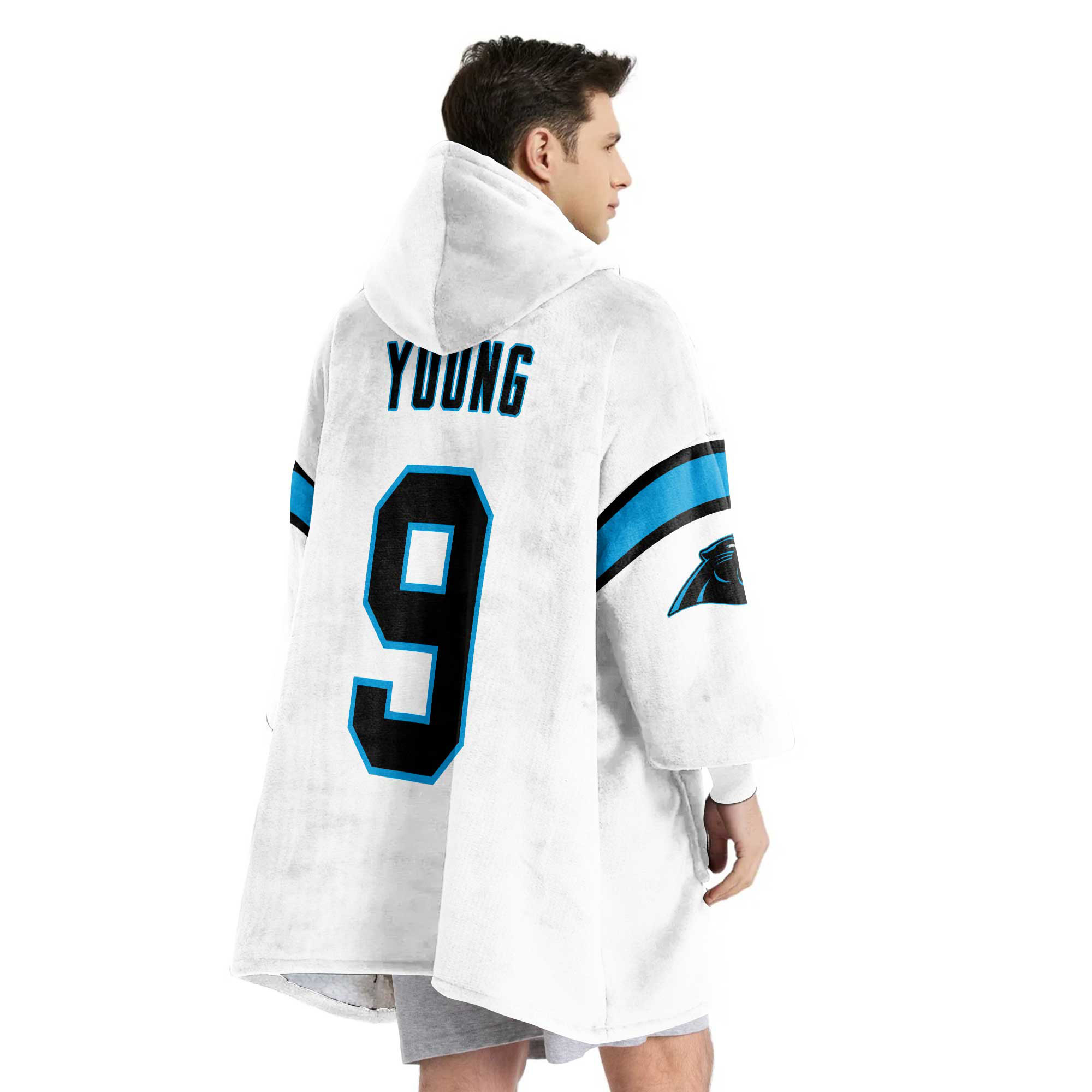 Adult Captain 9 Carolina Football Unisex Blanket Hoodie