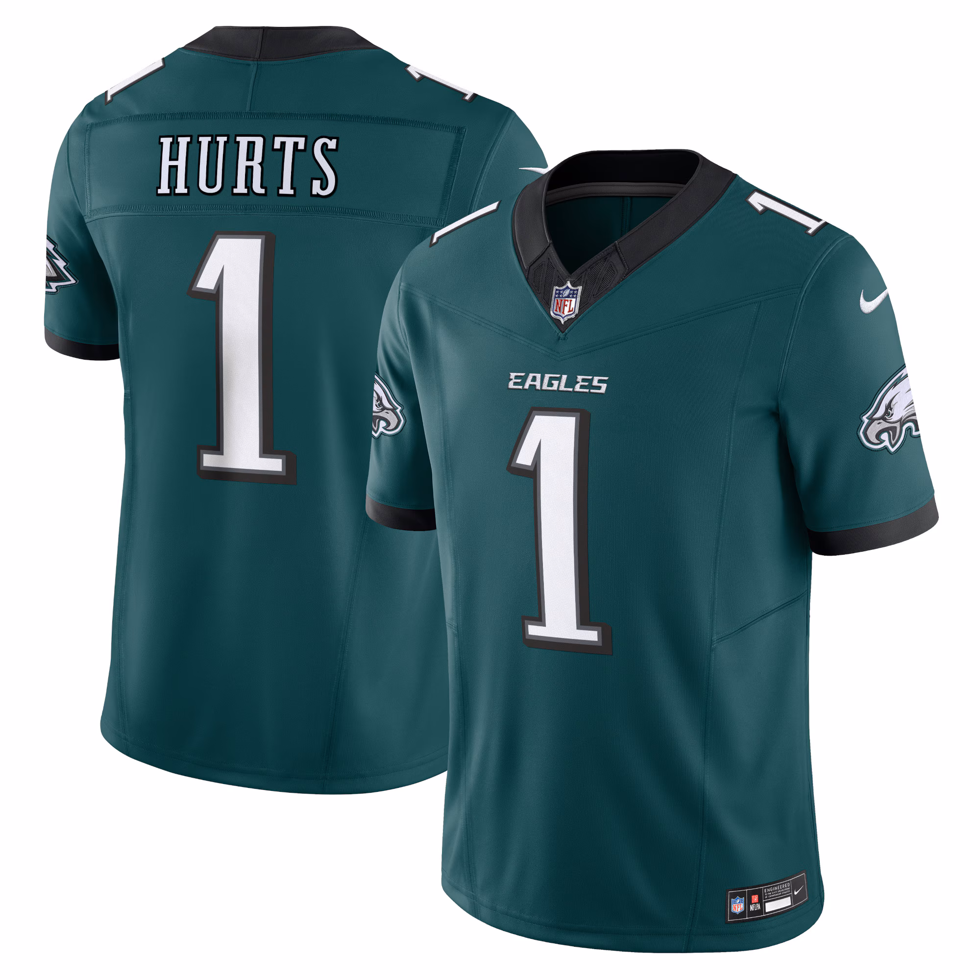 Jalen Hurts Philadelphia Eagles Vapor F.U.S.E. Limited Jersey - Kelly Green