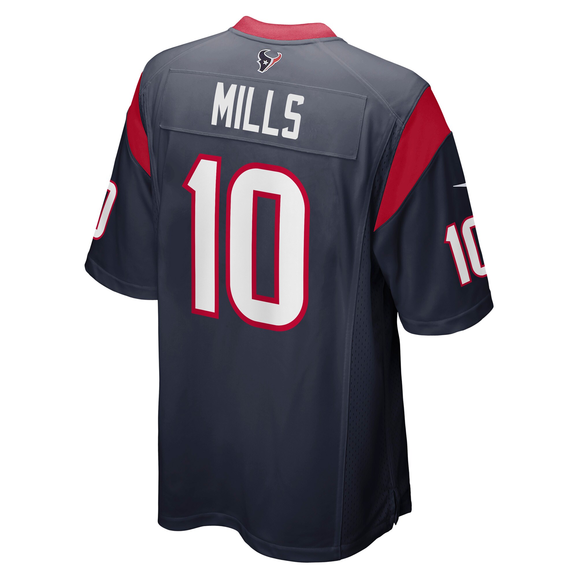 Davis Mills Houston Texans  Player Game Jersey - Navy
