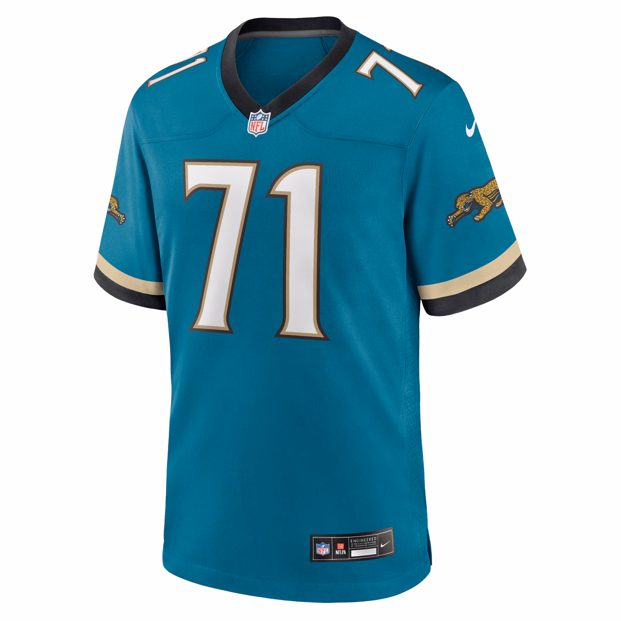 Tony Boselli Jacksonville Jaguars Prowler Throwback Retired Player Game Jersey - Teal