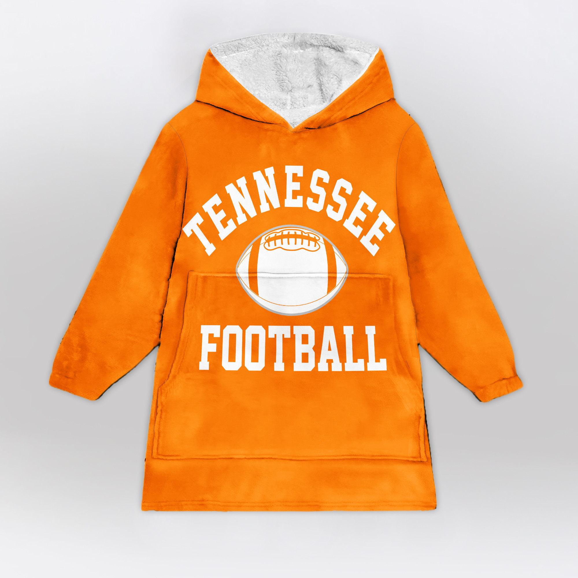Adult Tennessee Football Unisex Blanket Hoodie