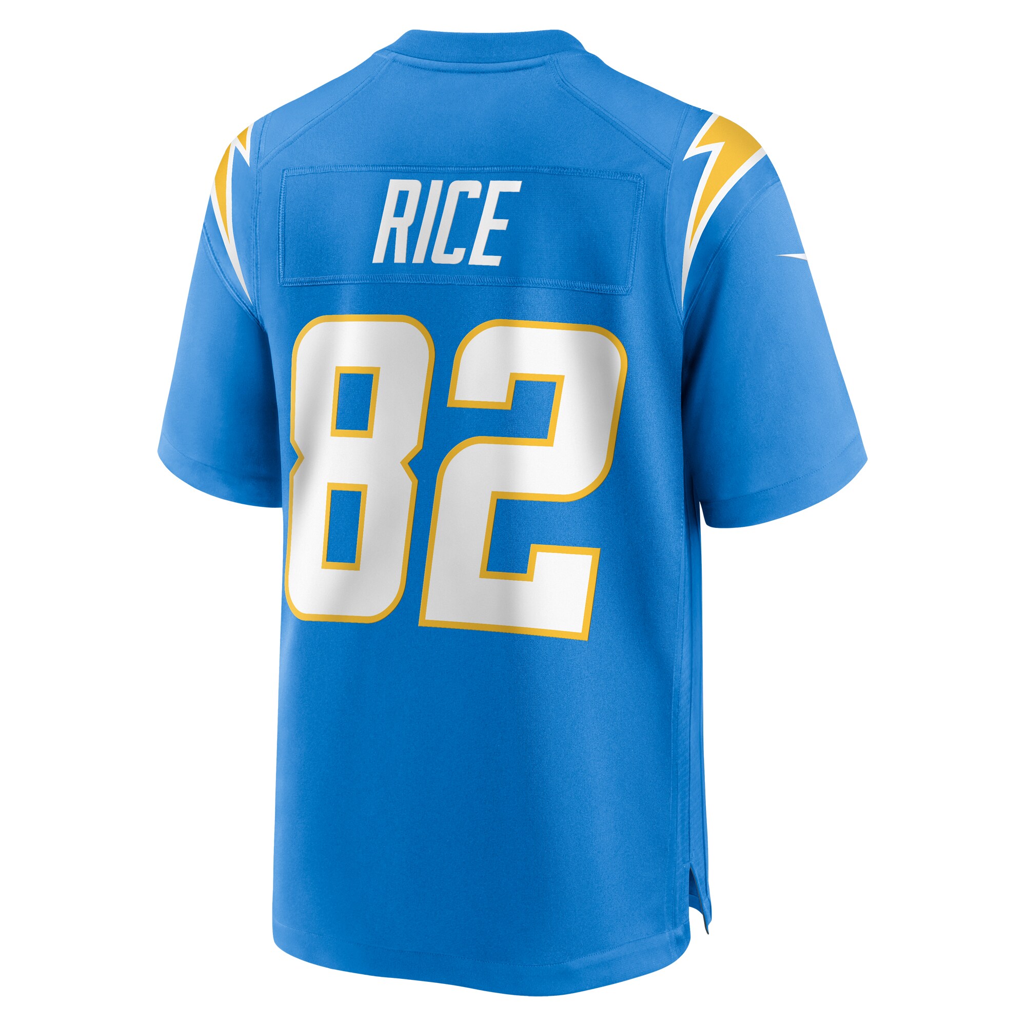 Brenden Rice Los Angeles Chargers Team Game Jersey -  Powder Blue