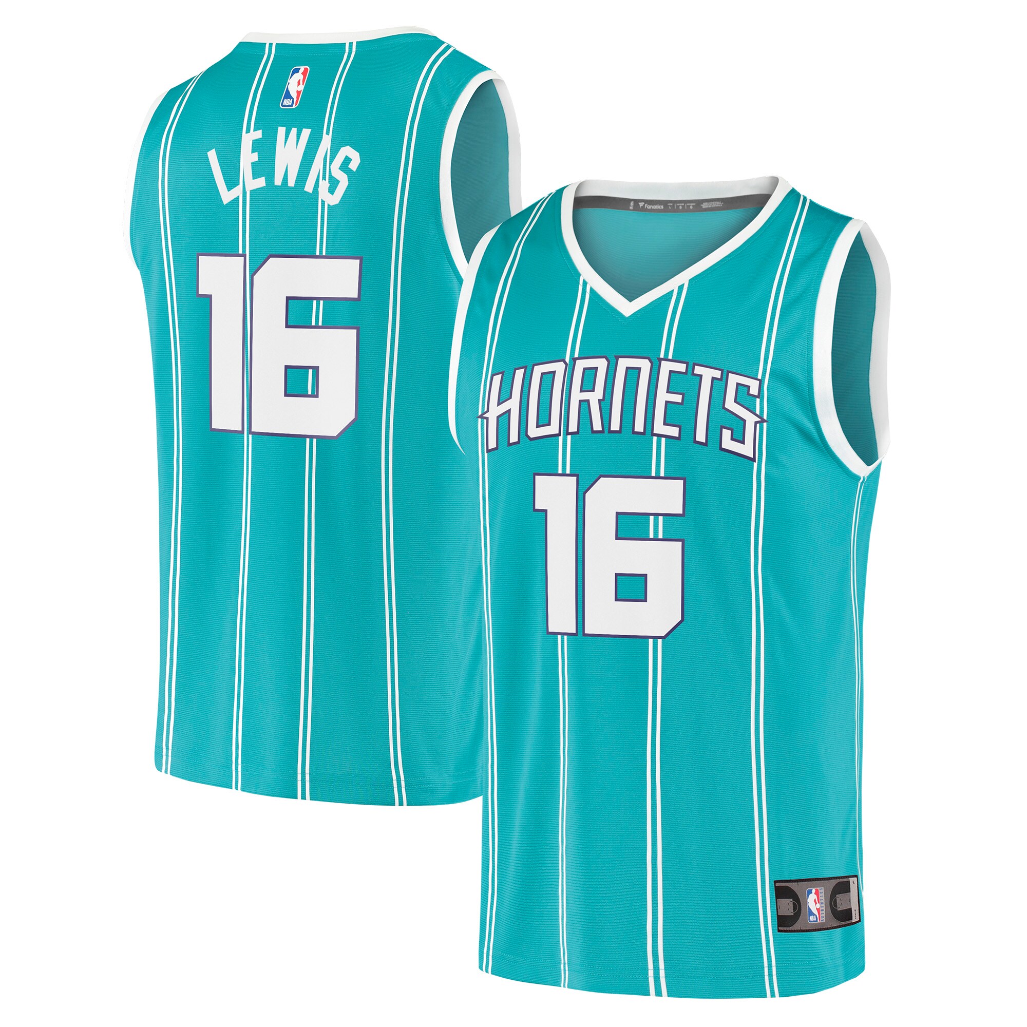 Scottie Lewis Charlotte Hornets  2021/22 Fast Break Replica Jersey - Icon Edition - Teal