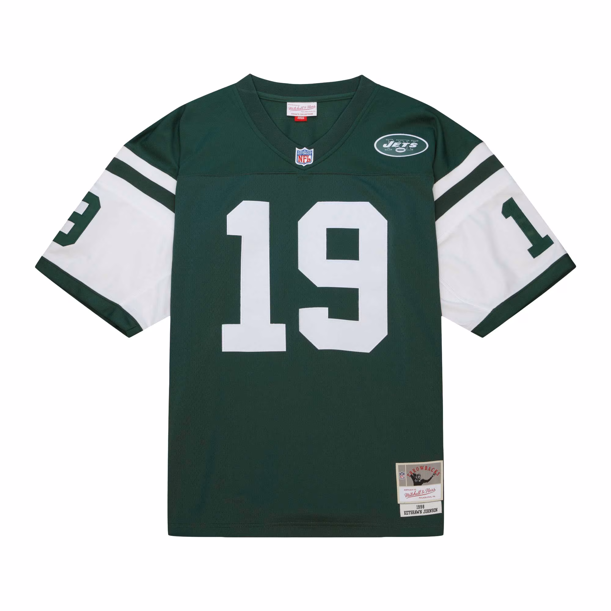 Keyshawn Johnson New York Jets Legacy Replica Jersey - Green