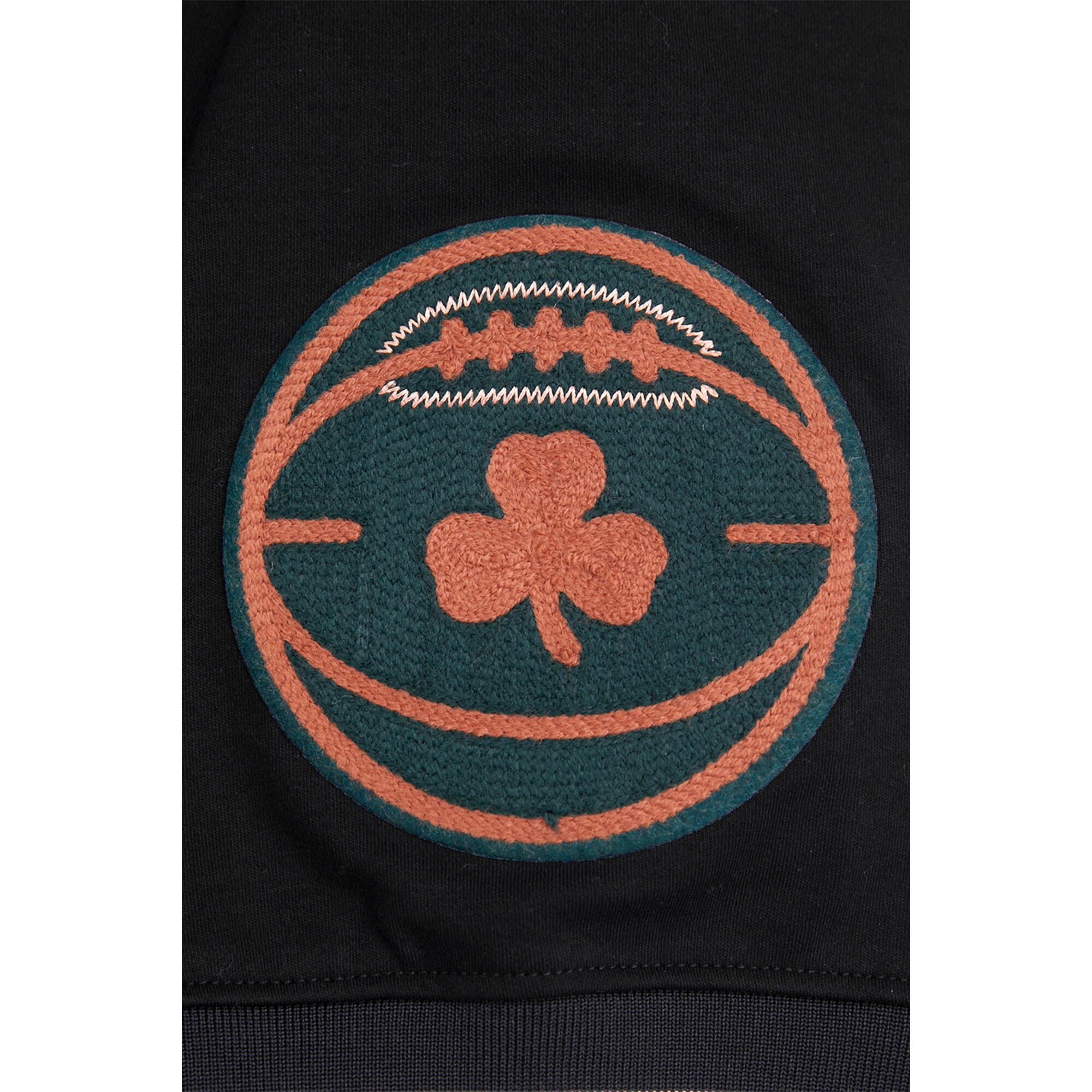 Men's Boston Celtics Jayson Tatum Pro Standard Black 2023/24 City Edition Name & Number Short Sleeve Pullover Hoodie