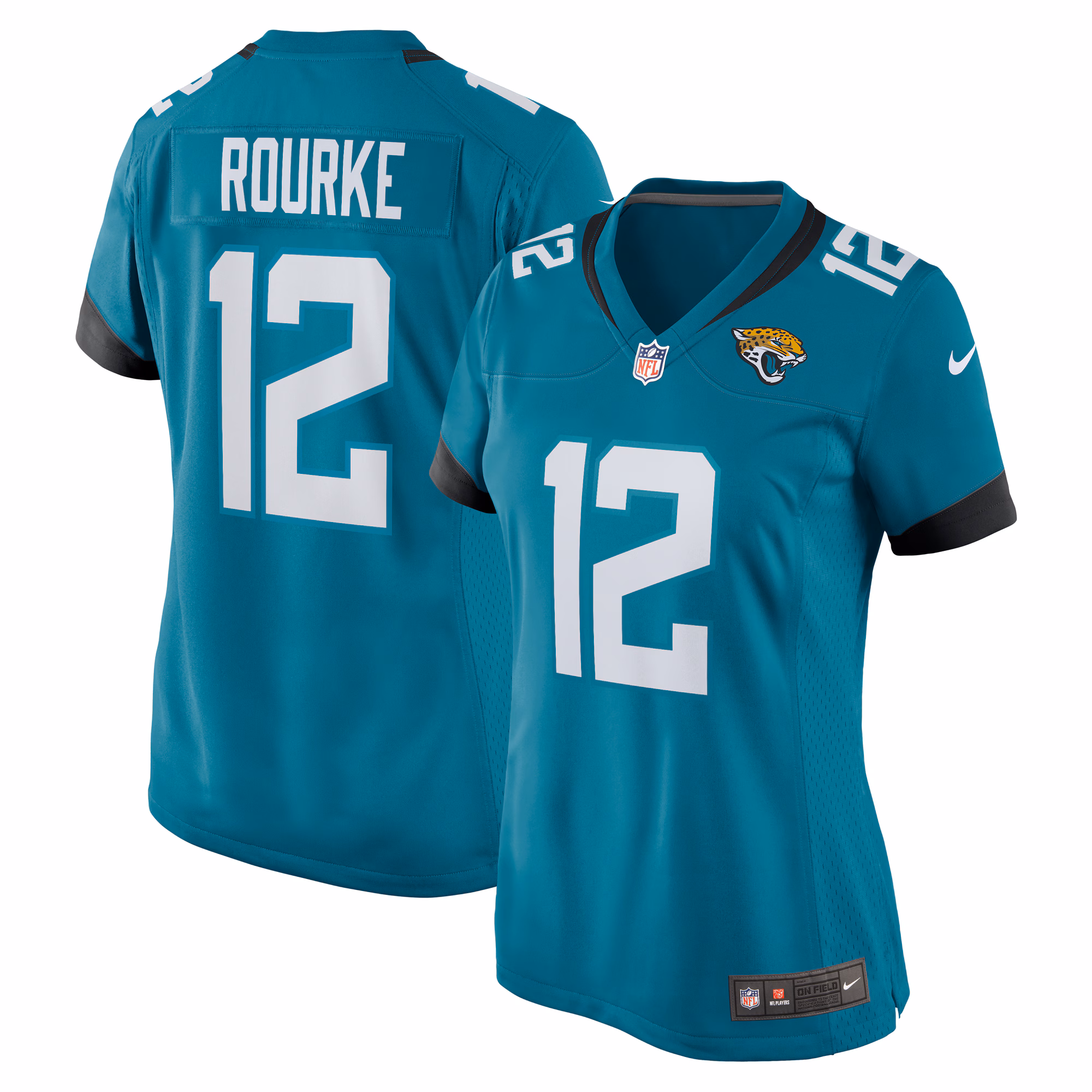 Nathan Rourke Jacksonville Jaguars Women's Team Game Jersey -  Teal