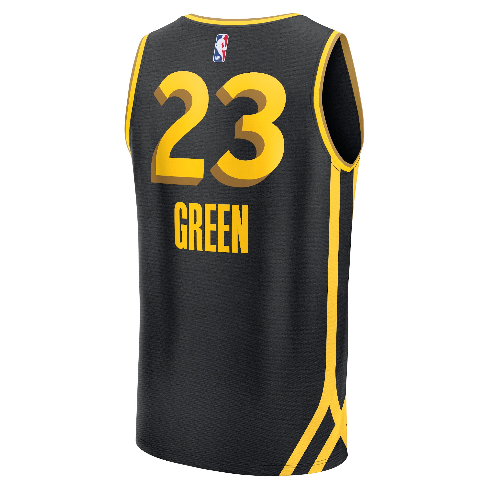 Unisex Golden State Warriors Draymond Green  Black 2023/24 Fast Break Jersey - City Edition