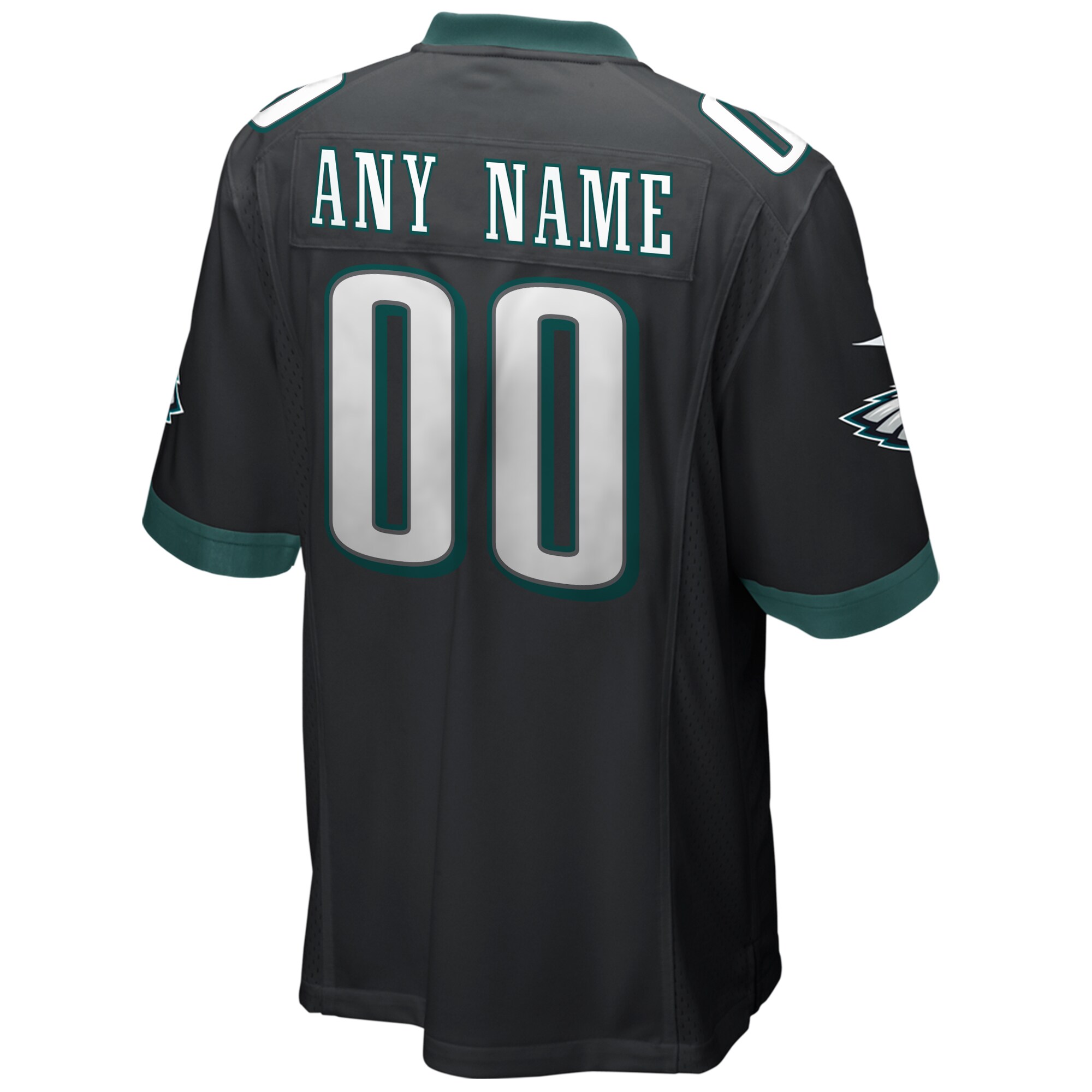 Philadelphia Eagles  Alternate Custom Game Jersey - Black