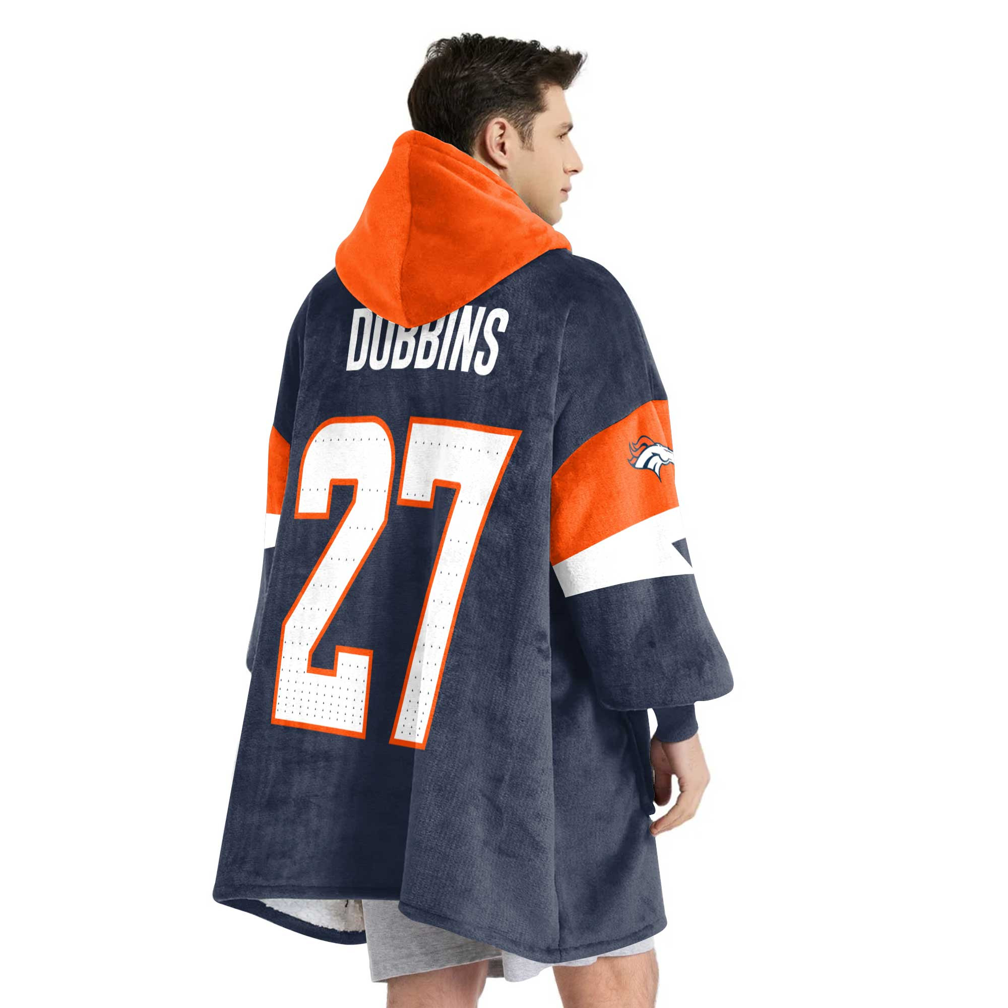 J.K.D 27 Denver Football Unisex Blanket Hoodie