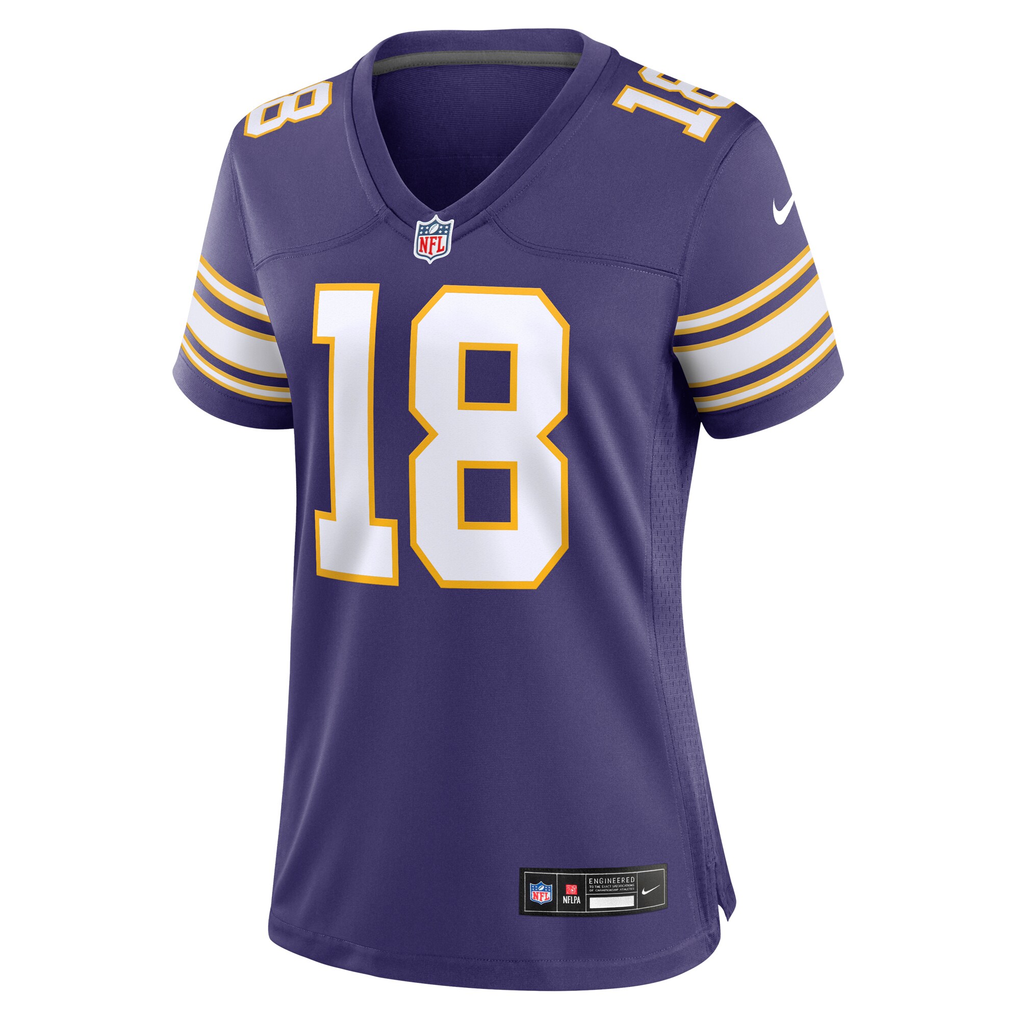 Justin Jefferson Minnesota Vikings  Women's Classic Player Game Jersey - Purple