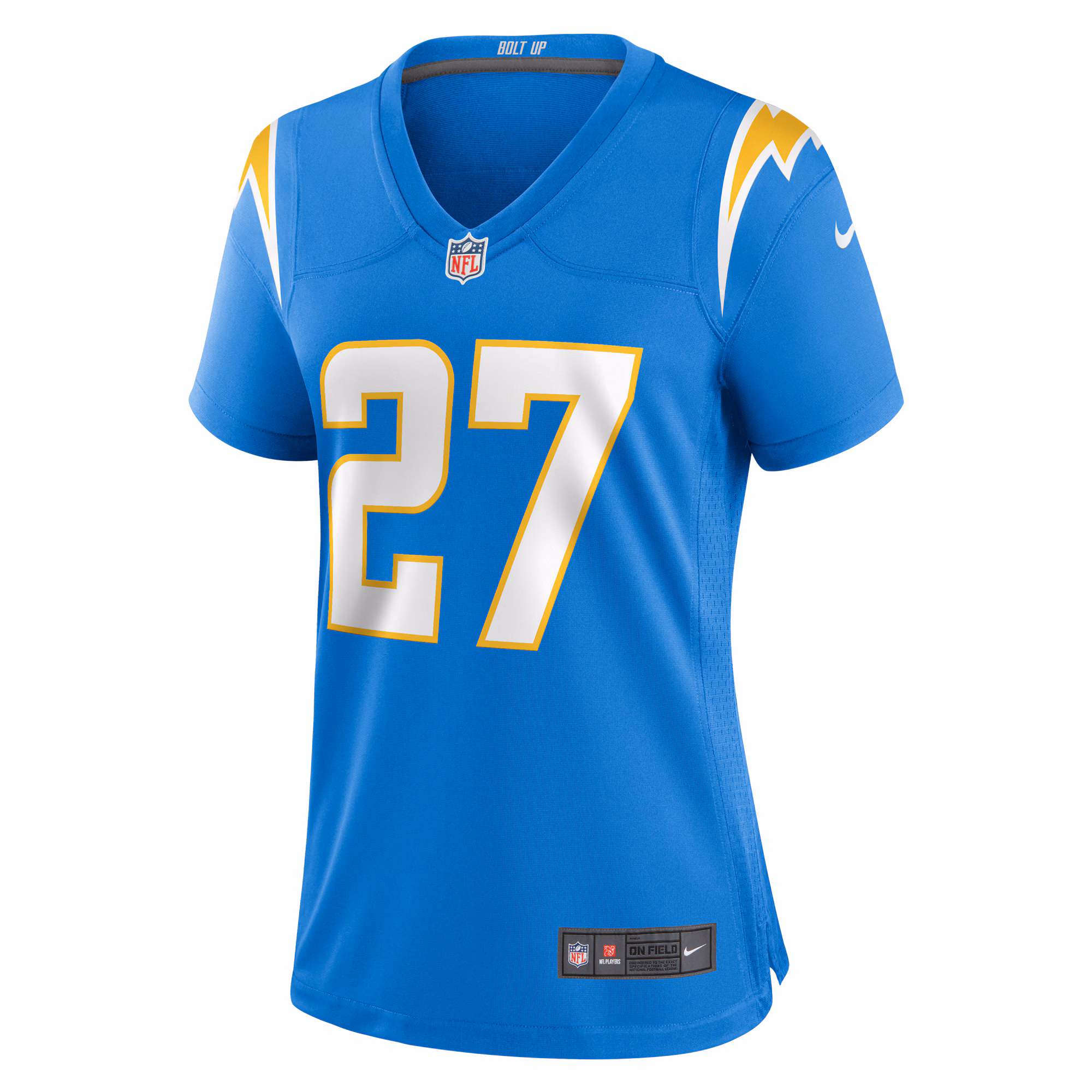 J.K. Dobbins Los Angeles Chargers Women's Team Game Jersey -  Powder Blue