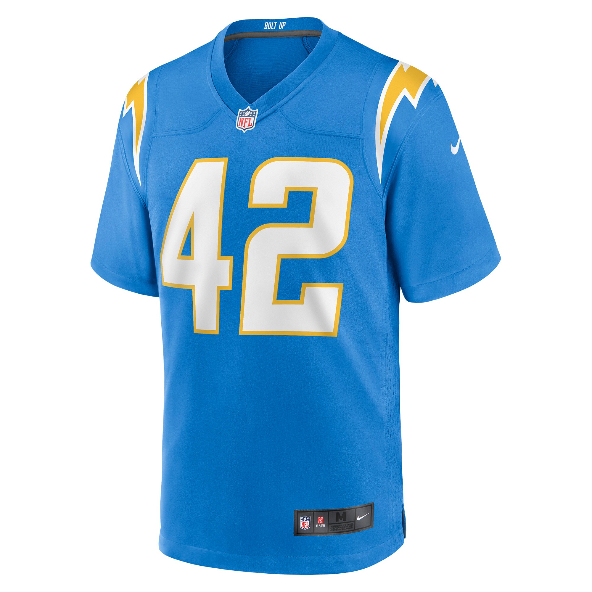 Troy Reeder Los Angeles Chargers  Game Jersey - Powder Blue