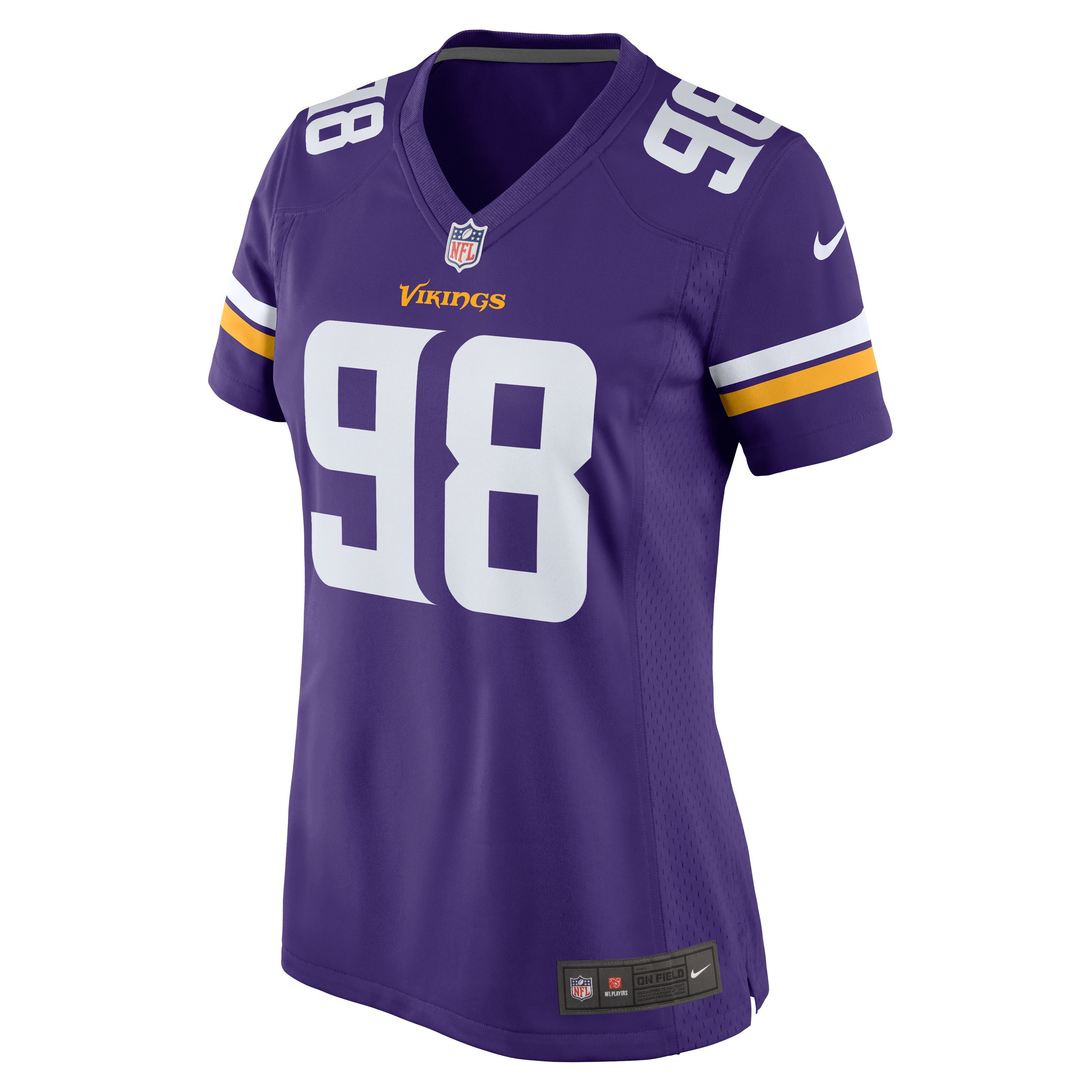 D.J. Wonnum Minnesota Vikings  Women's Team Game Jersey - Purple