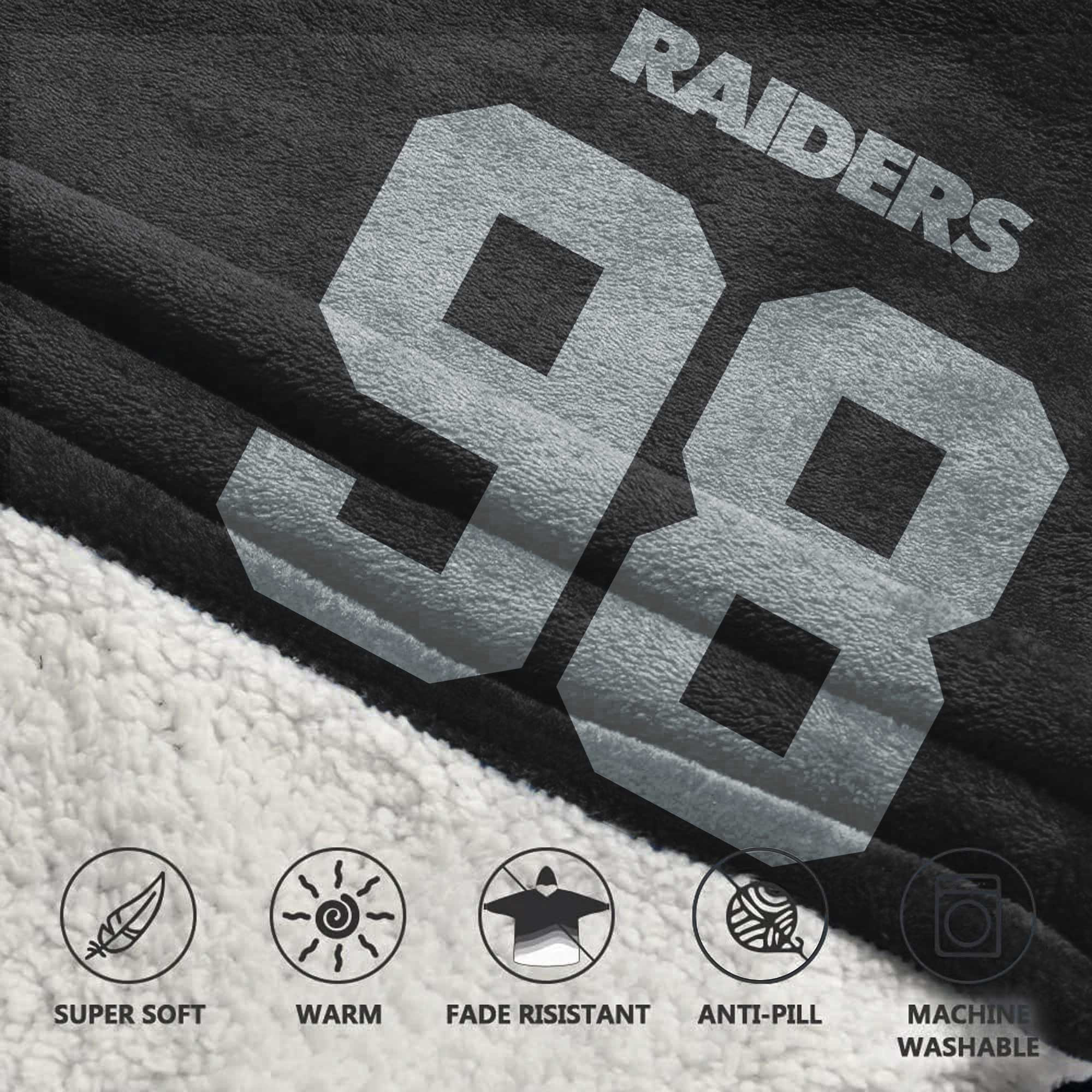 Adult M.C 98 Las Vegas Football Unisex Blanket Hoodie