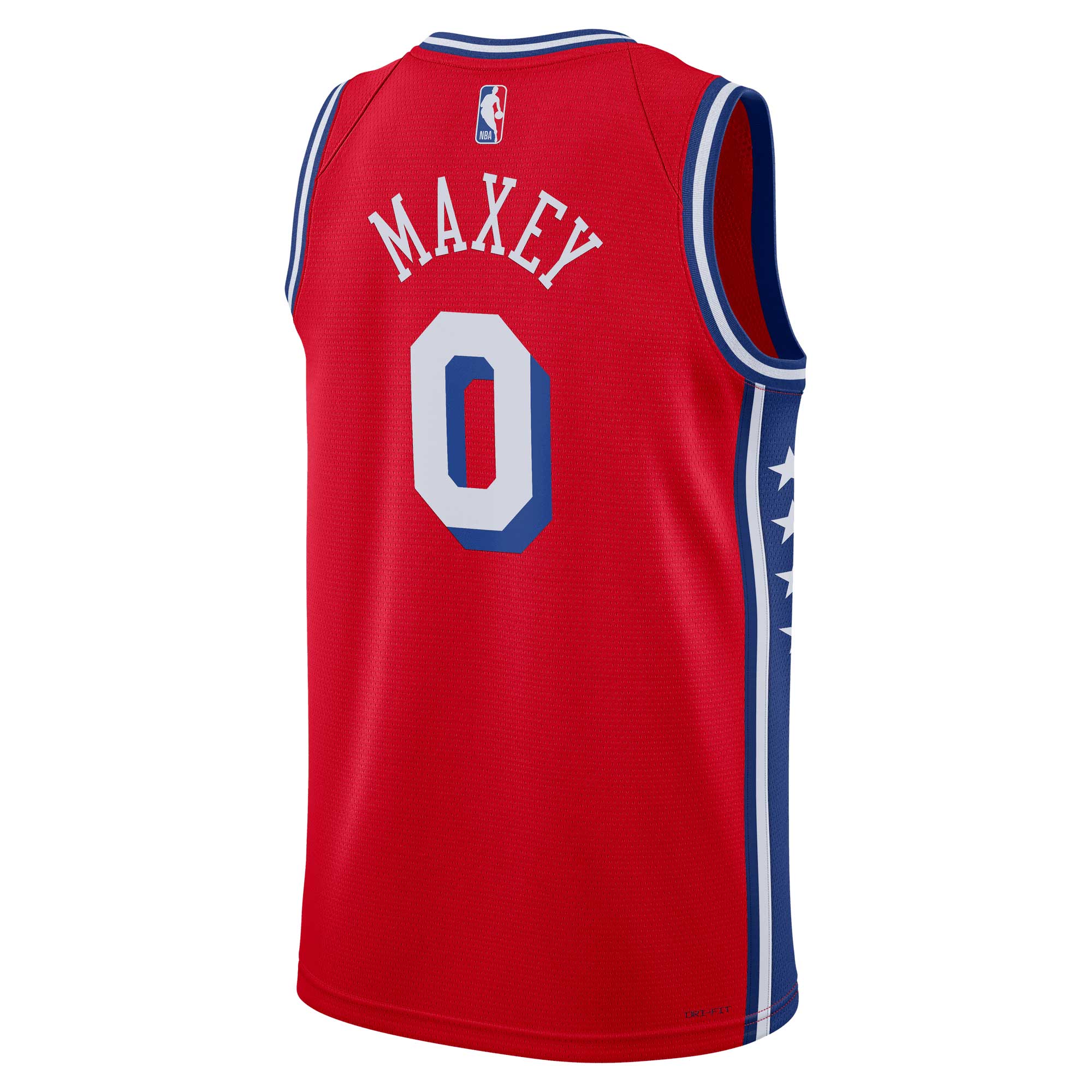 Tyrese Maxey 2022/23 Philadelphia 76ers  Unisex Swingman Jersey - Statement Edition - Red