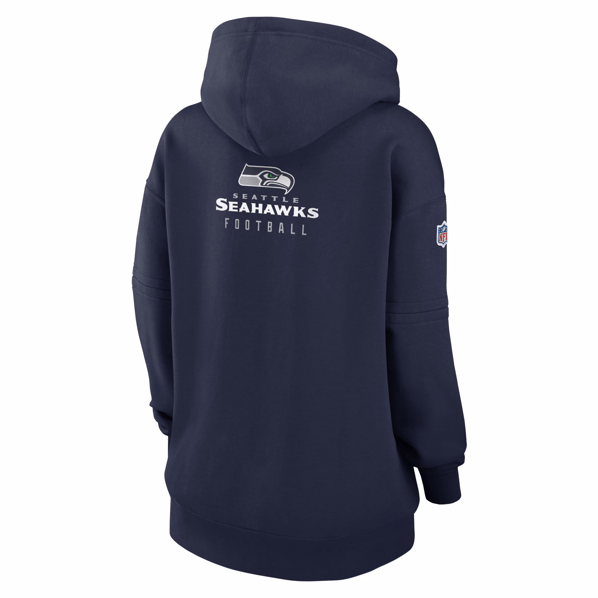 Seattle Seahawks Women's 2023 Sideline Club Fleece Pullover Hoodie - College Navy