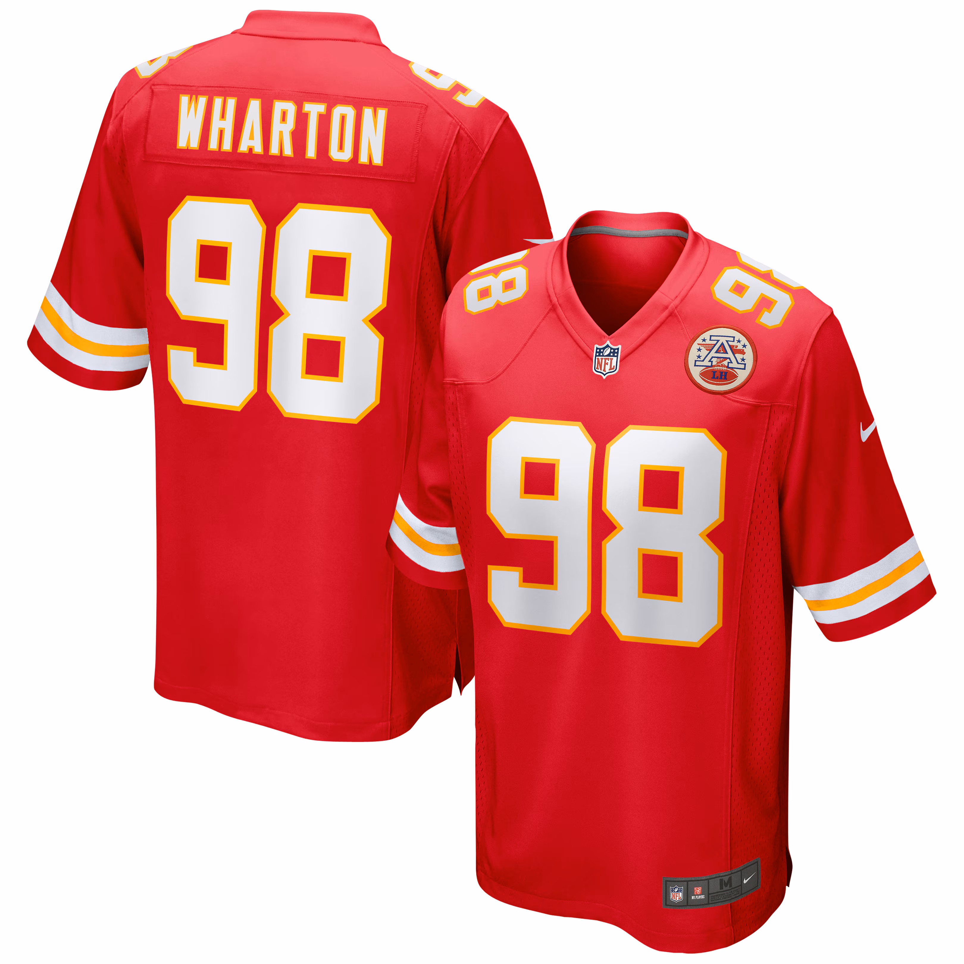 Tershawn Wharton Kansas City Chiefs Game Jersey - Red