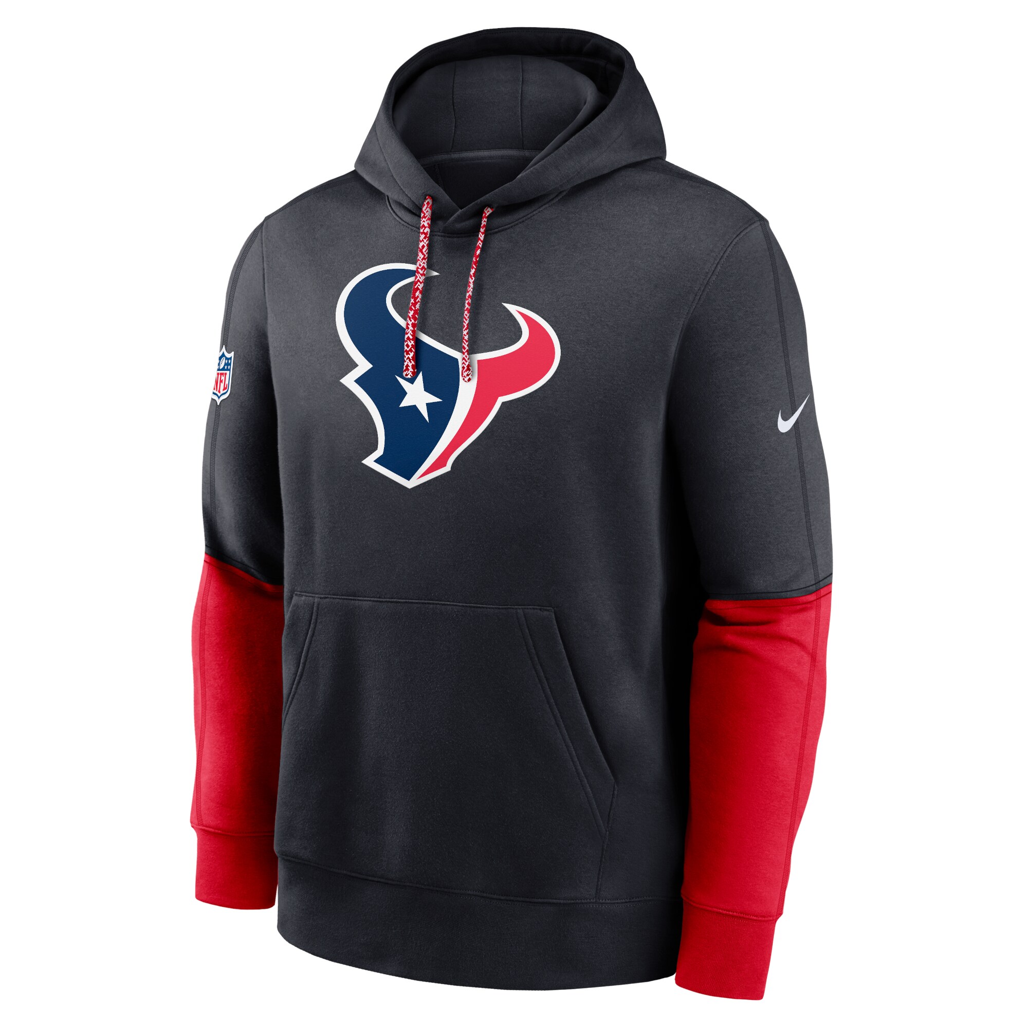 Houston Texans 2024 Sideline Club Pullover Hoodie - Navy