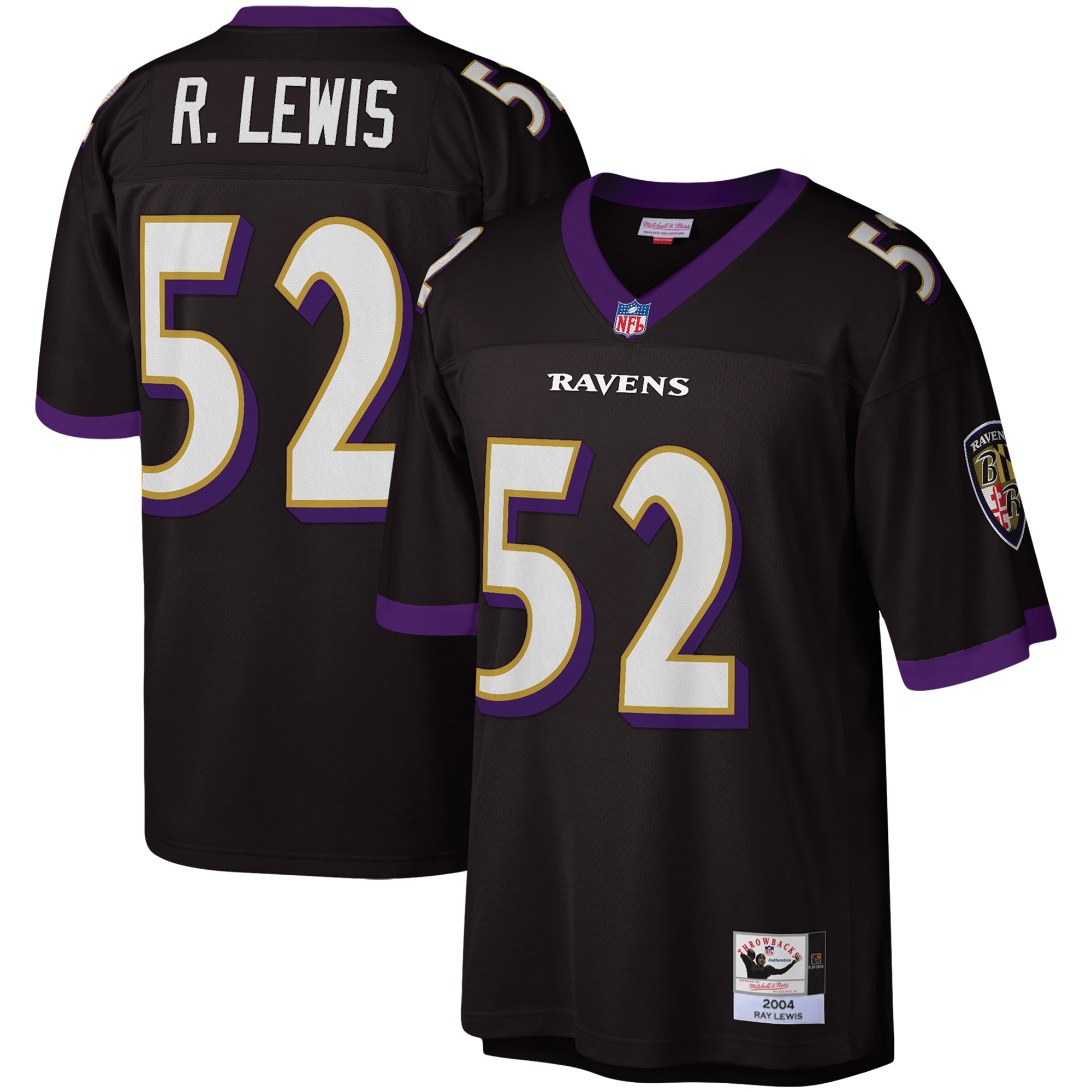 Ray Lewis Baltimore Ravens  Legacy Replica Jersey - Black