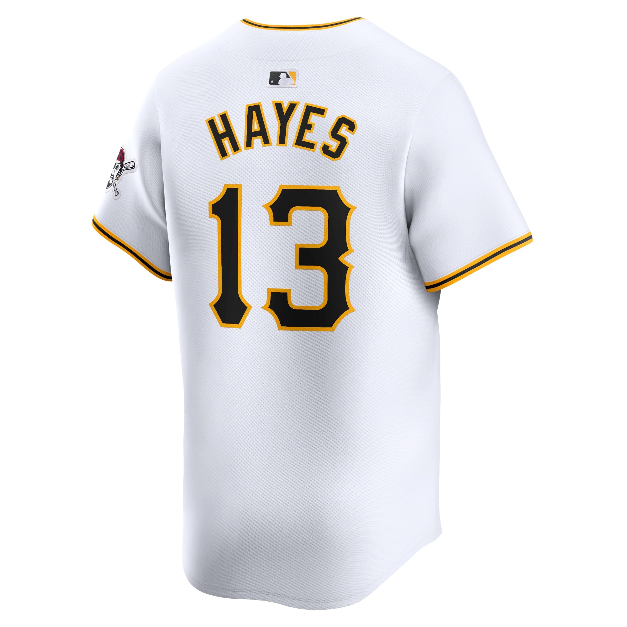 Men's Pittsburgh Pirates Ke'Bryan Hayes  White Home Limited Player Jersey