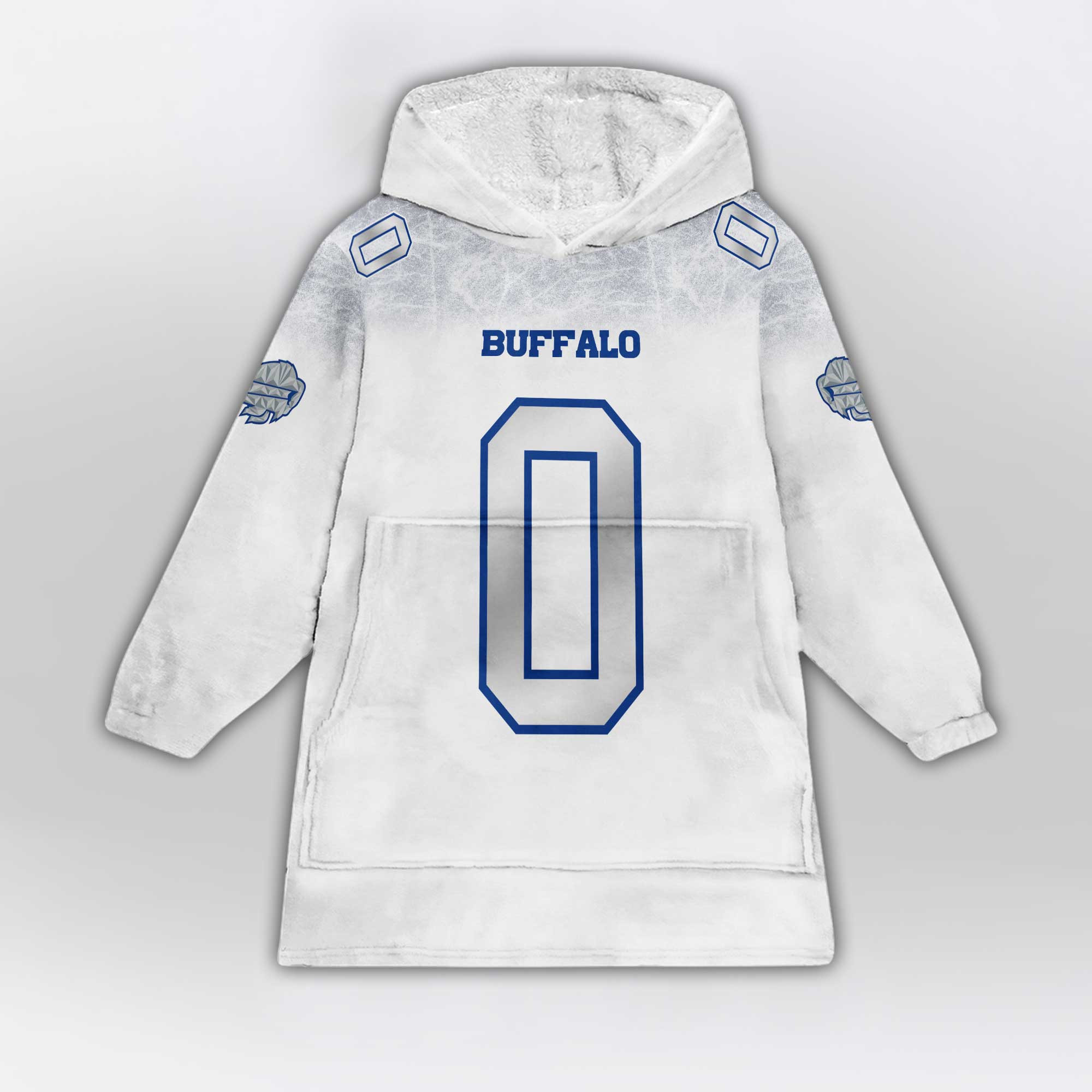 K.C 0 Buffalo Football Unisex Blanket Hoodie