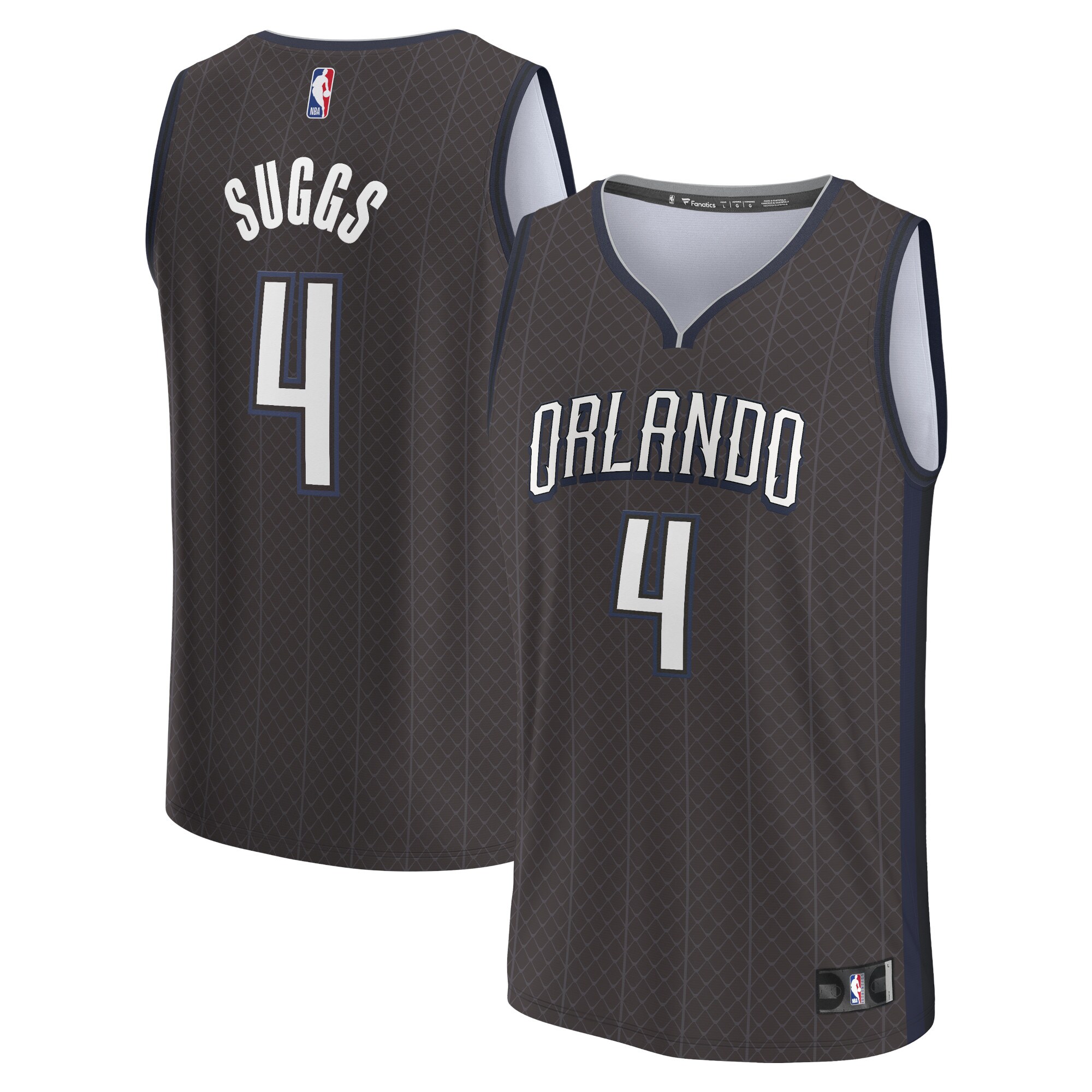 Jalen Suggs Orlando Magic  2022/23 Fastbreak Jersey - City Edition - Black