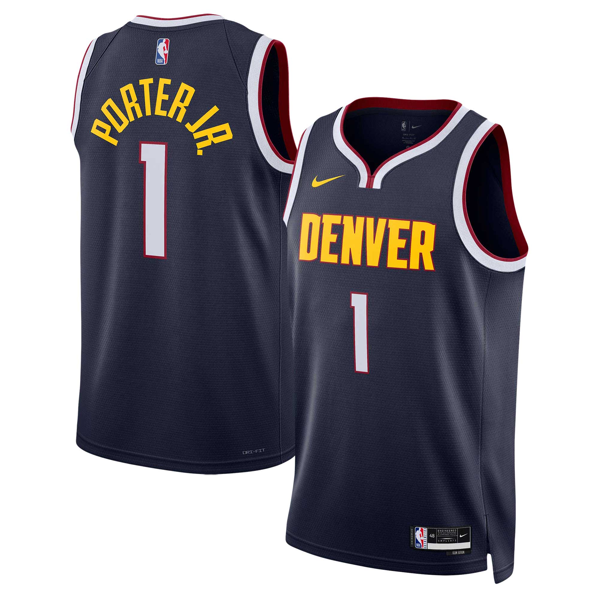 Michael Porter Jr. Denver Nuggets Unisex 2022/23 Swingman Jersey - Icon Edition - Navy
