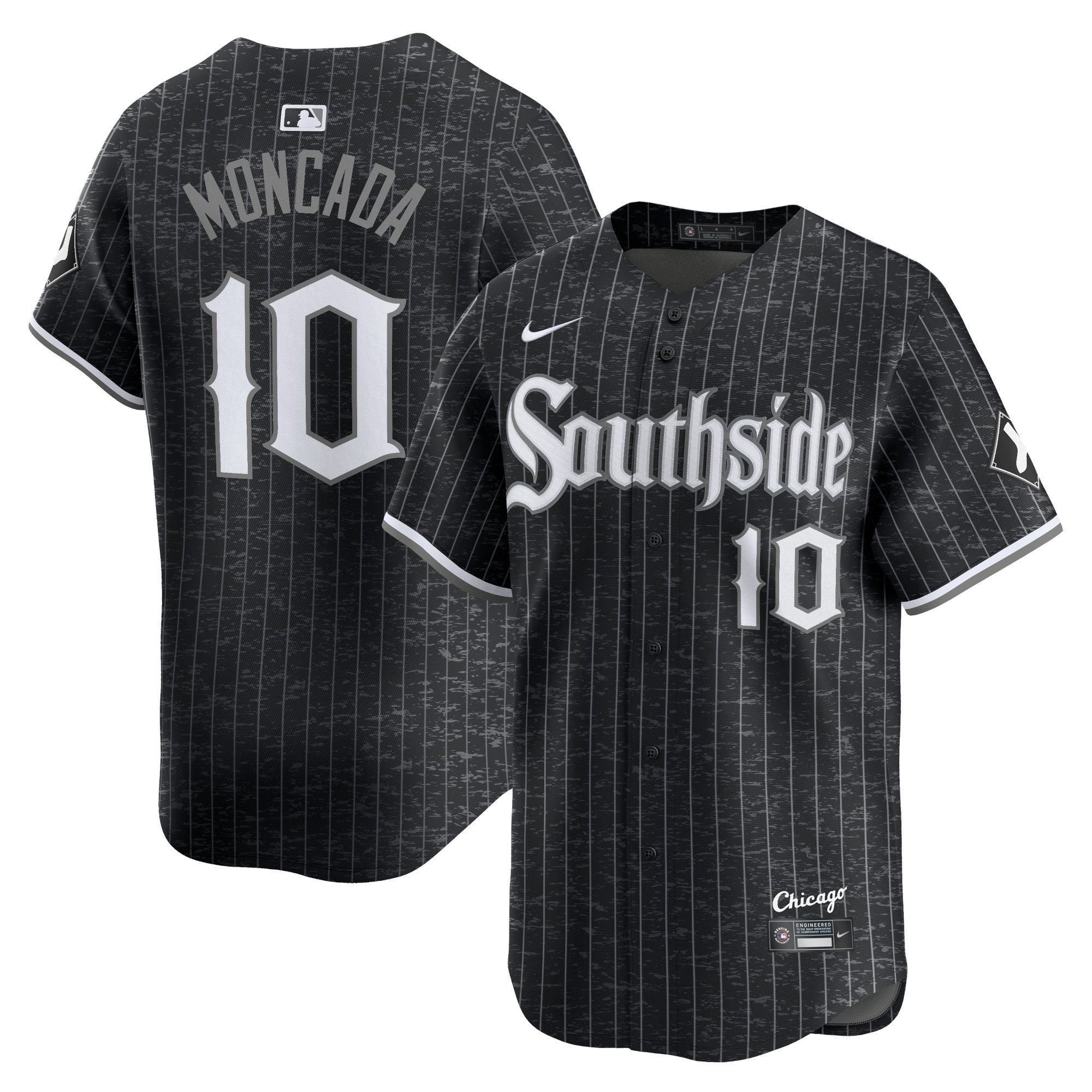 Men's Chicago White Sox Yoán Moncada  Black City Connect Player Jersey