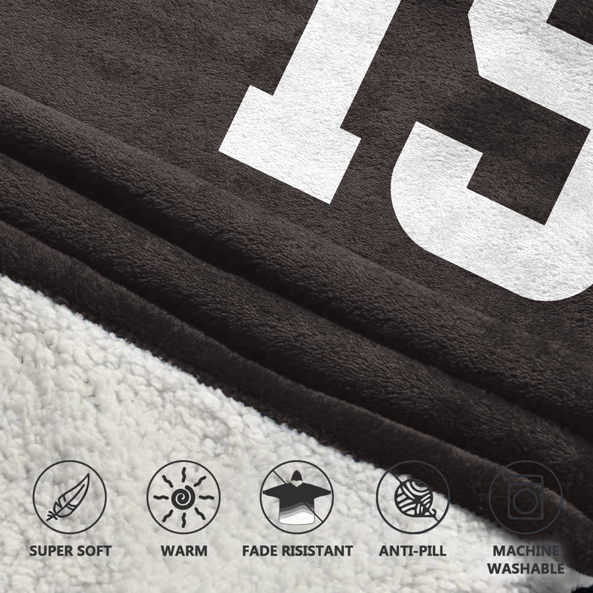 Kid J.F 15 Cleveland Football Unisex Blanket Hoodie