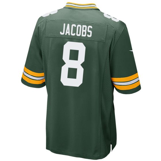 Green Bay Packers #8 Josh Jacobs Home Game Jersey-Fir Green